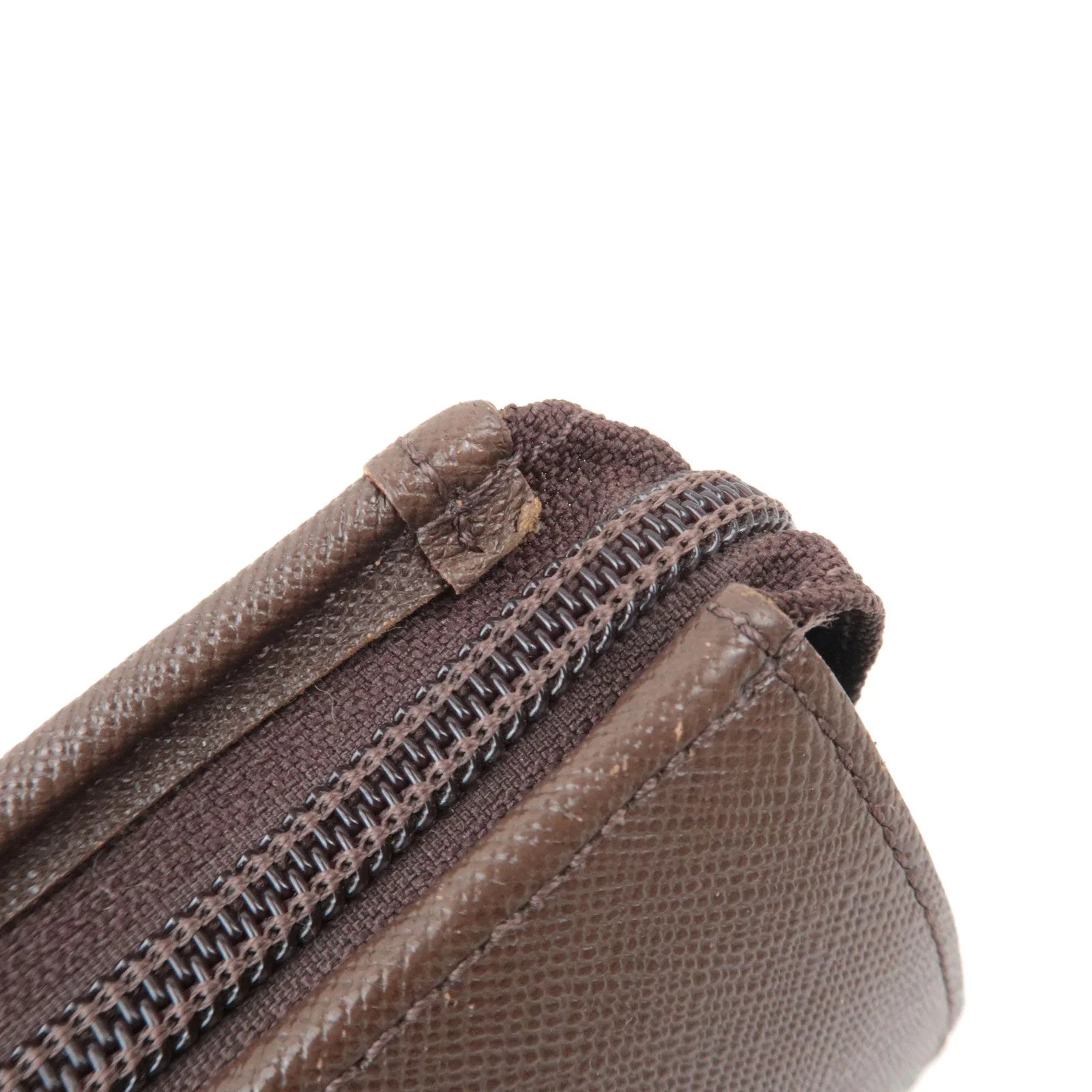 Burberry Plaid Clutch Bag - Beige Brown, Canvas Leather