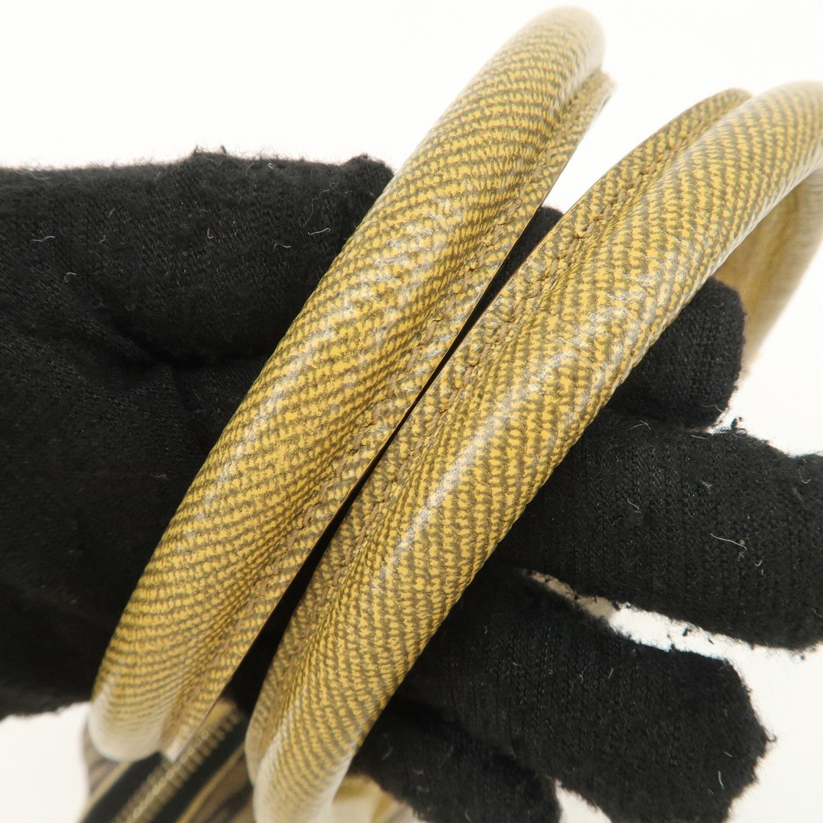 Fendi 2Way Hand Bag - Zebra Print Black Brown, Leather Canvas