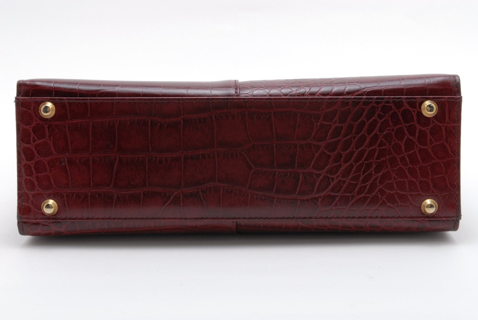 Yves Saint Laurent YSL Shoulder Bag Top Handle Handbag - Bordeaux, Leather