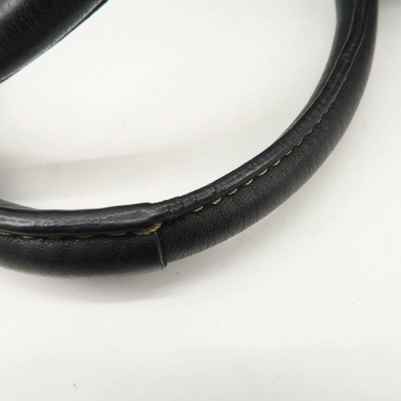 COACH Leather Canvas Hand Bag Brown Silver