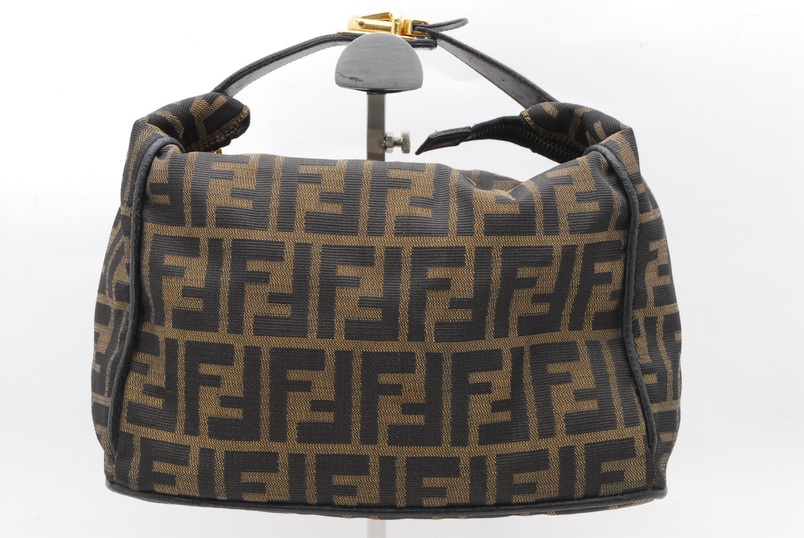 Fendi zucca Vanity Handbag - Brown, Nylon Canvas