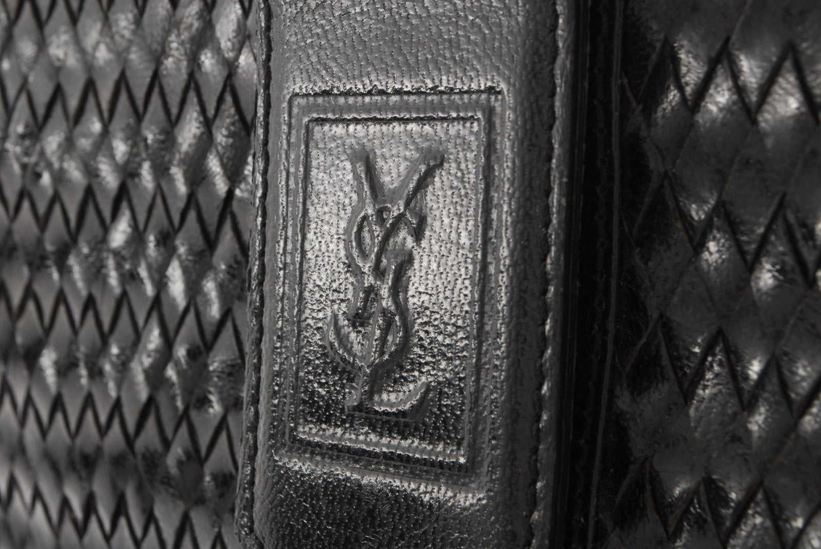 Saint Laurent Yves Clutch Bag - Black, Leather