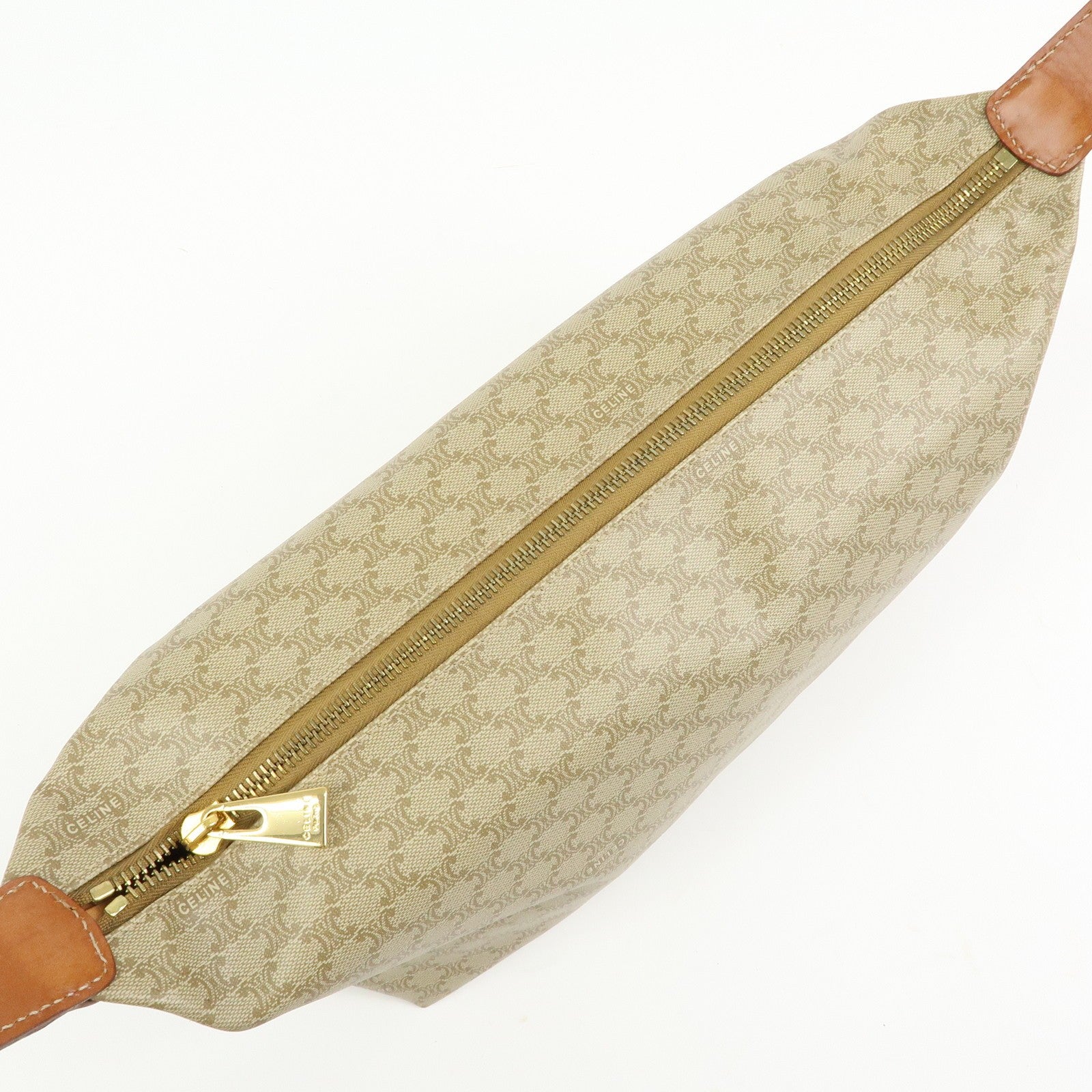 Celine Macadam Hand Bag - Beige, PVC Leather