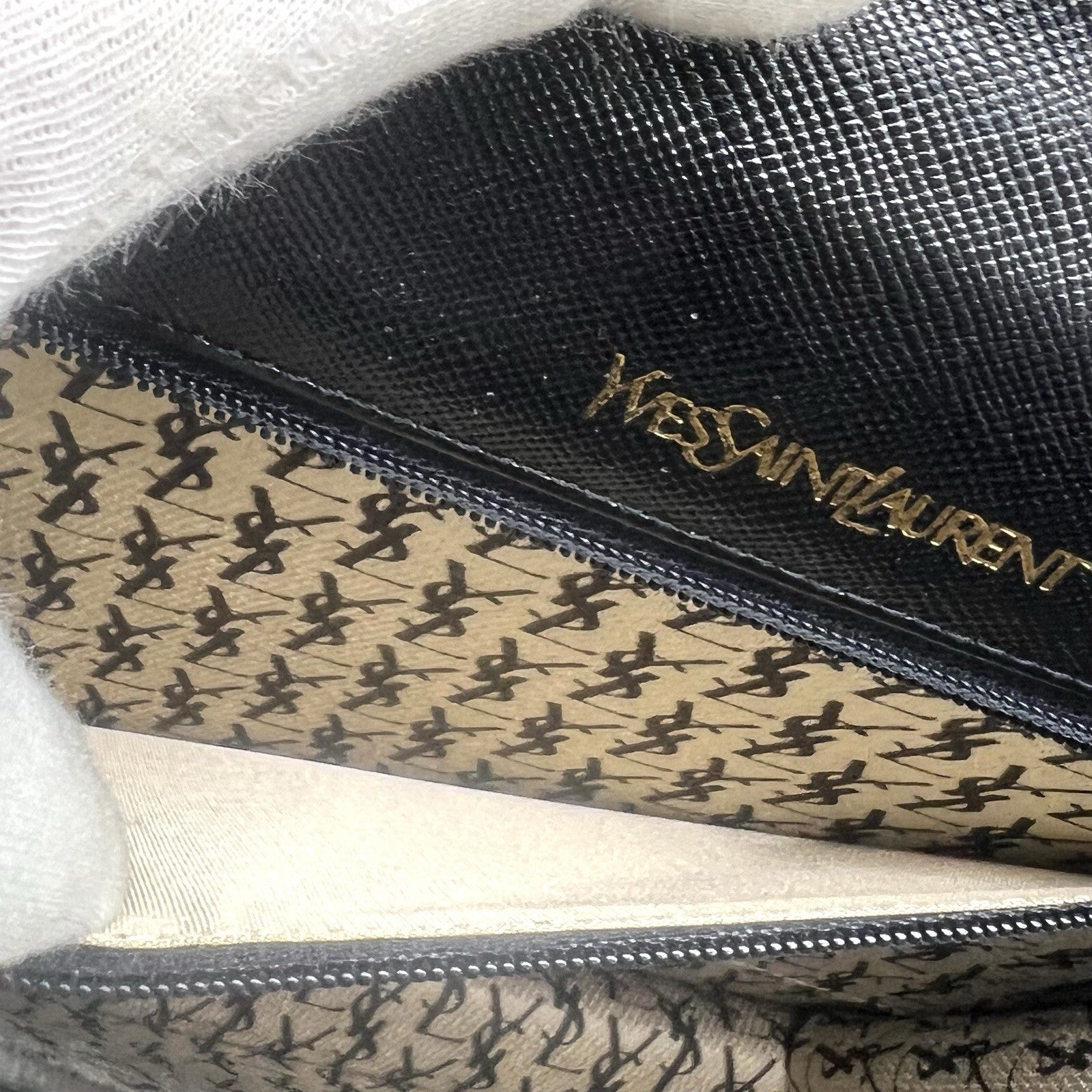 Saint Laurent YSL Shoulder Bag - Black, Leather