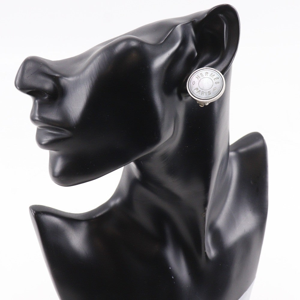 Hermès Serie Earring - Silver, Metallic