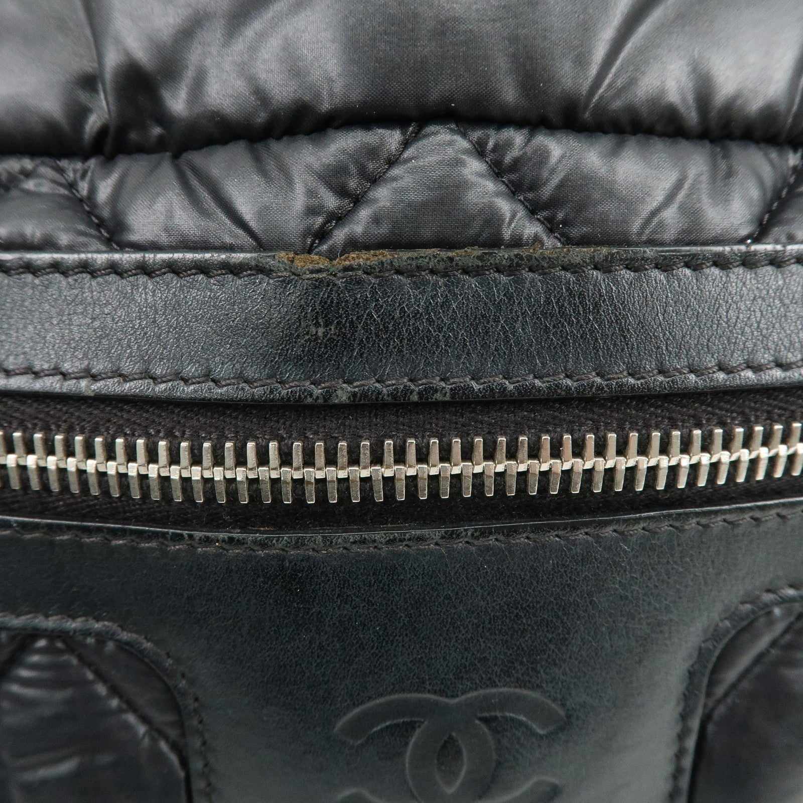 Chanel Coco Cocoon PM Tote Bag - Black, Nylon Leather