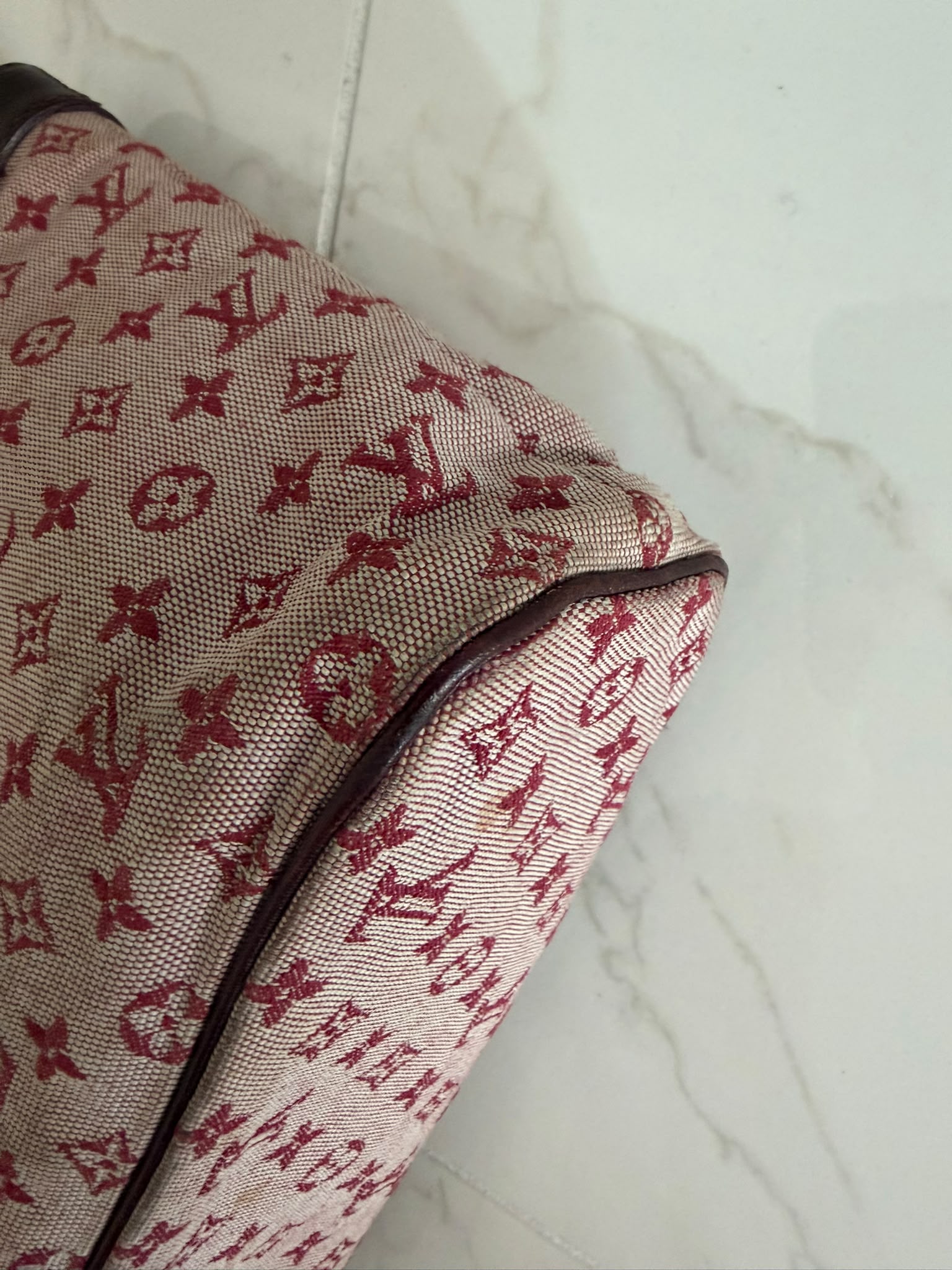 Louis Vuitton Monogram Mini Lucille PM Handbag - Cerise, Monogram Canvas