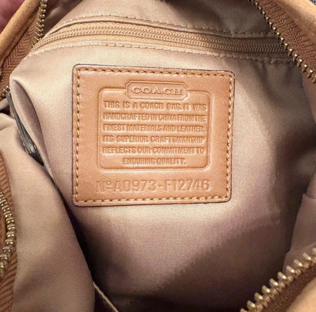 Coach Denim shoulder bag