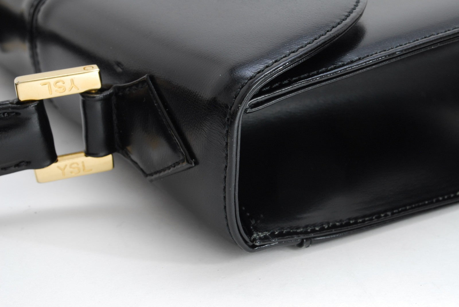 Saint Laurent Shoulder 2Way Hand Tote Bag - Black, Leather
