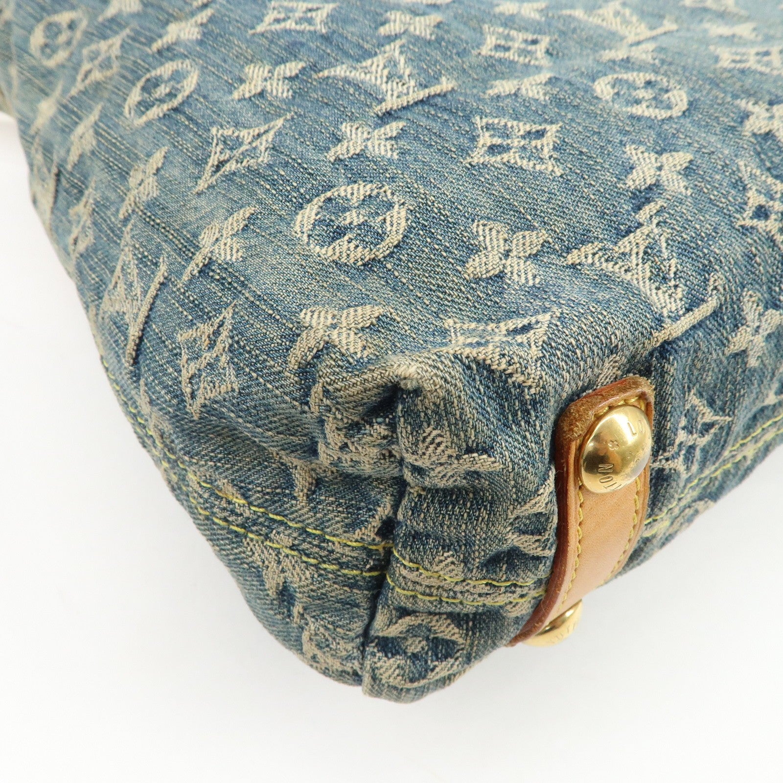 Louis Vuitton Denim Shoulder Bag - Blue, Monogram Denim