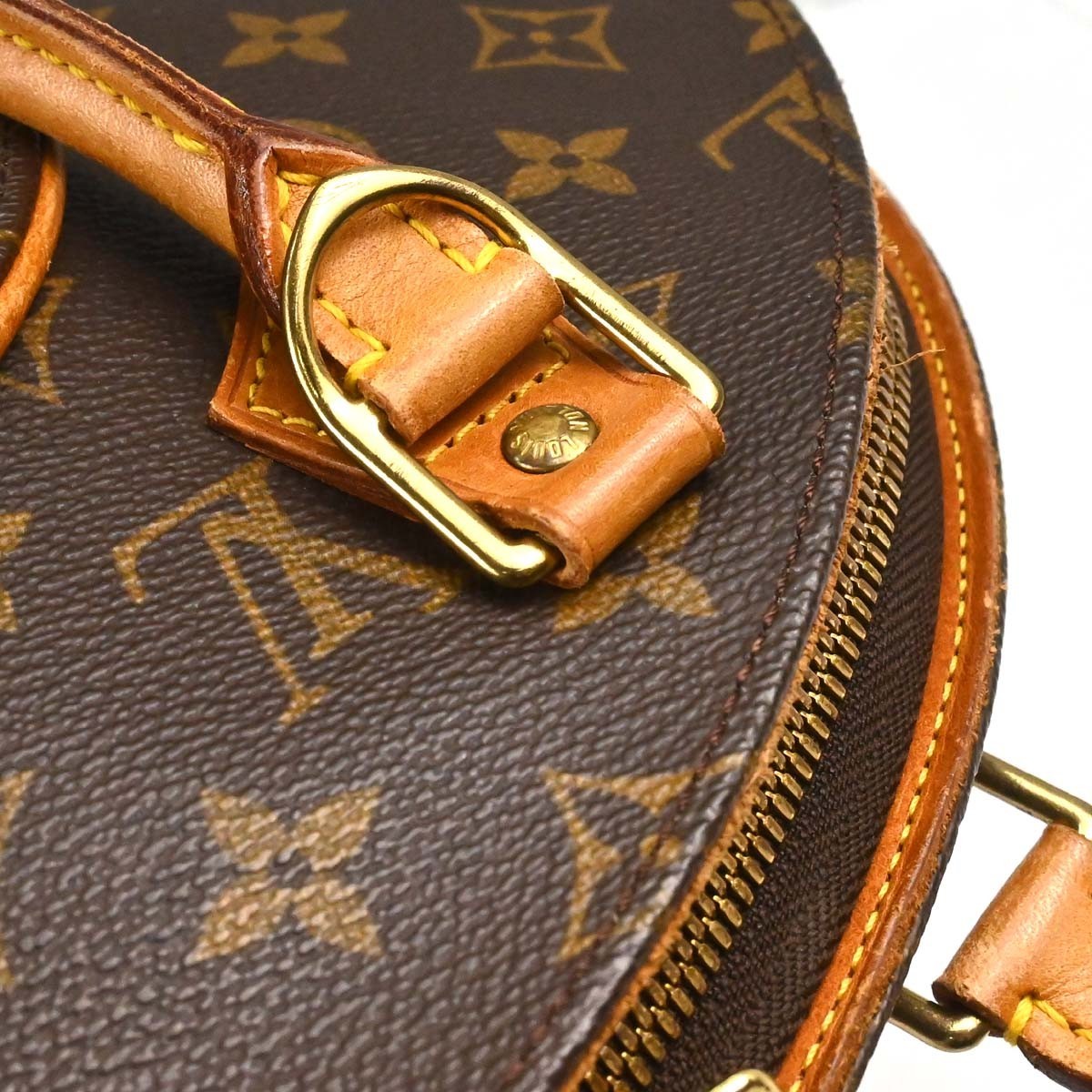 Louis Vuitton Ellipse PM Handbag - Brown, Monogram Canvas, Leather