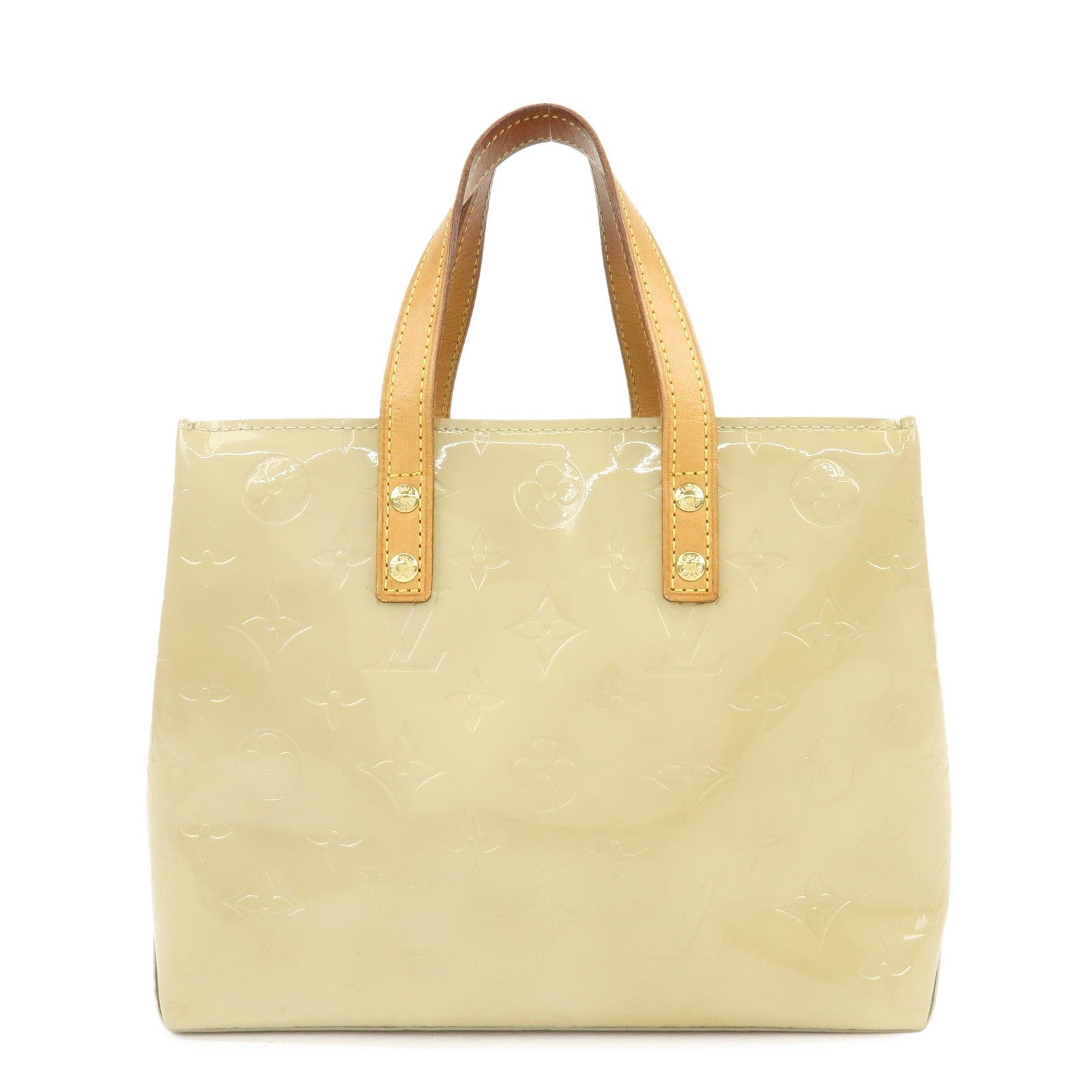 Louis Vuitton Hand Bag - Beige, Vernis Leather