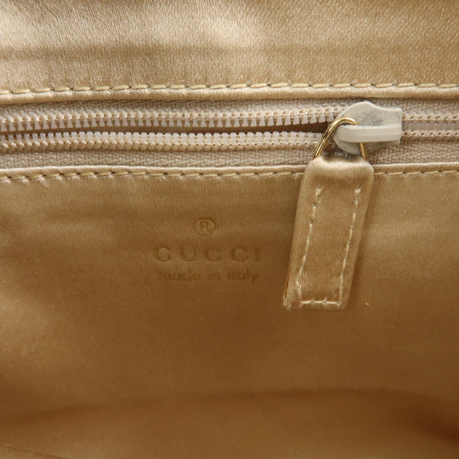 Gucci Mini Handbag - Beige, Satin