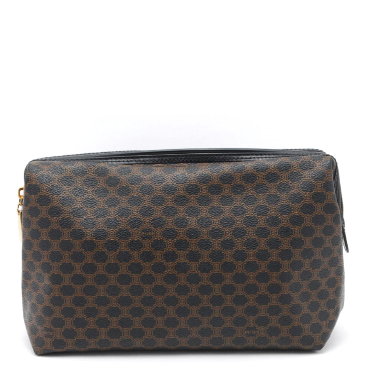 Celine Macadam Clutch Bag - Black, PVC Leather