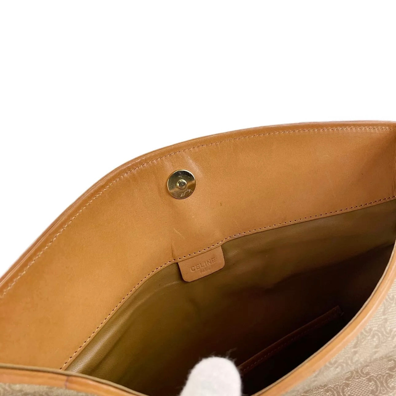 Macadam Leather PVC clutch