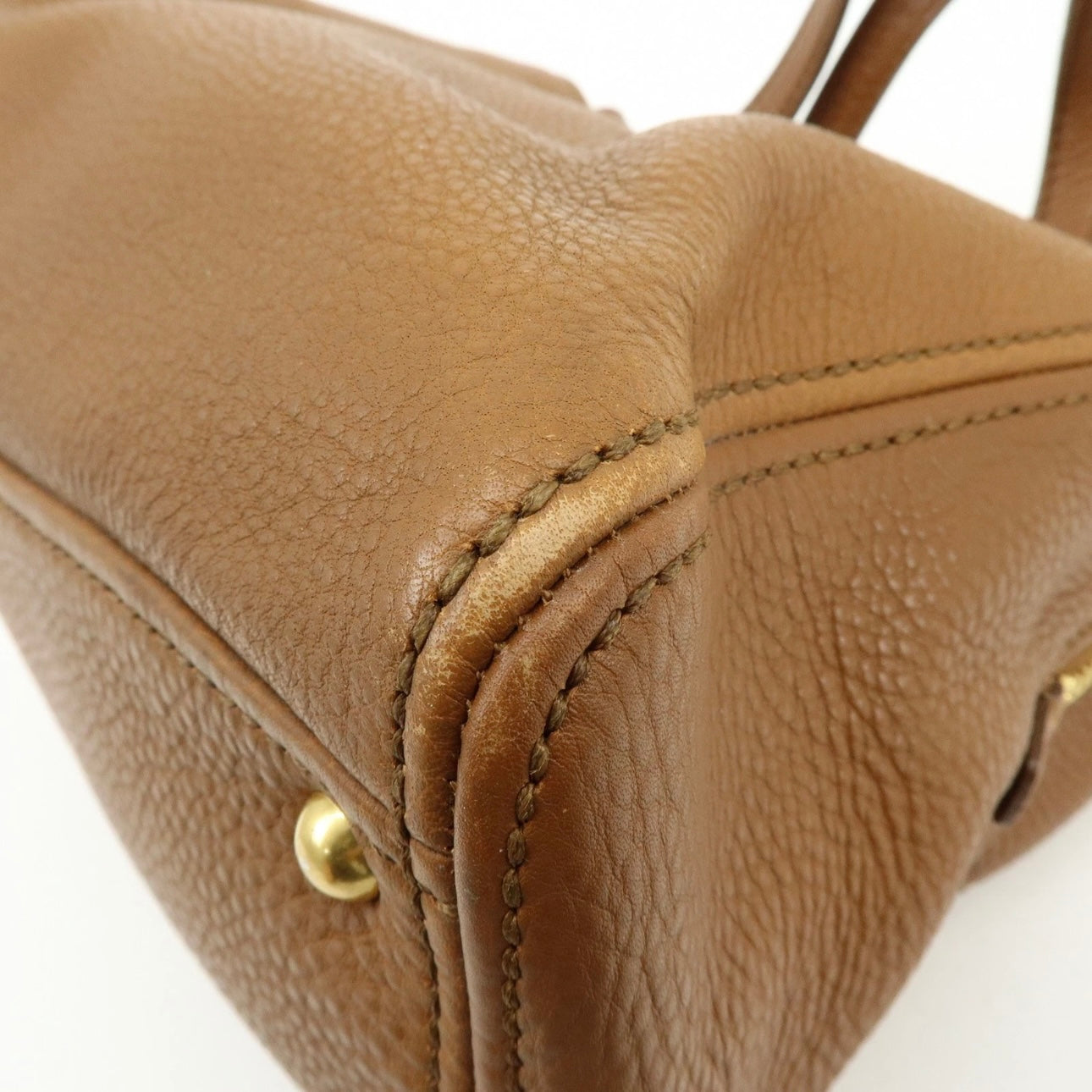 MIU MIU Leather Vitello Caribu Bag
