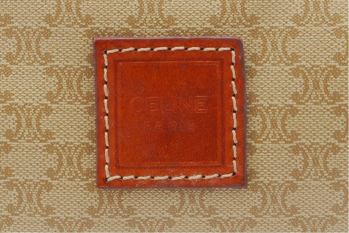 Celine C Charm Clutch Bag - Beige, PVC Leather