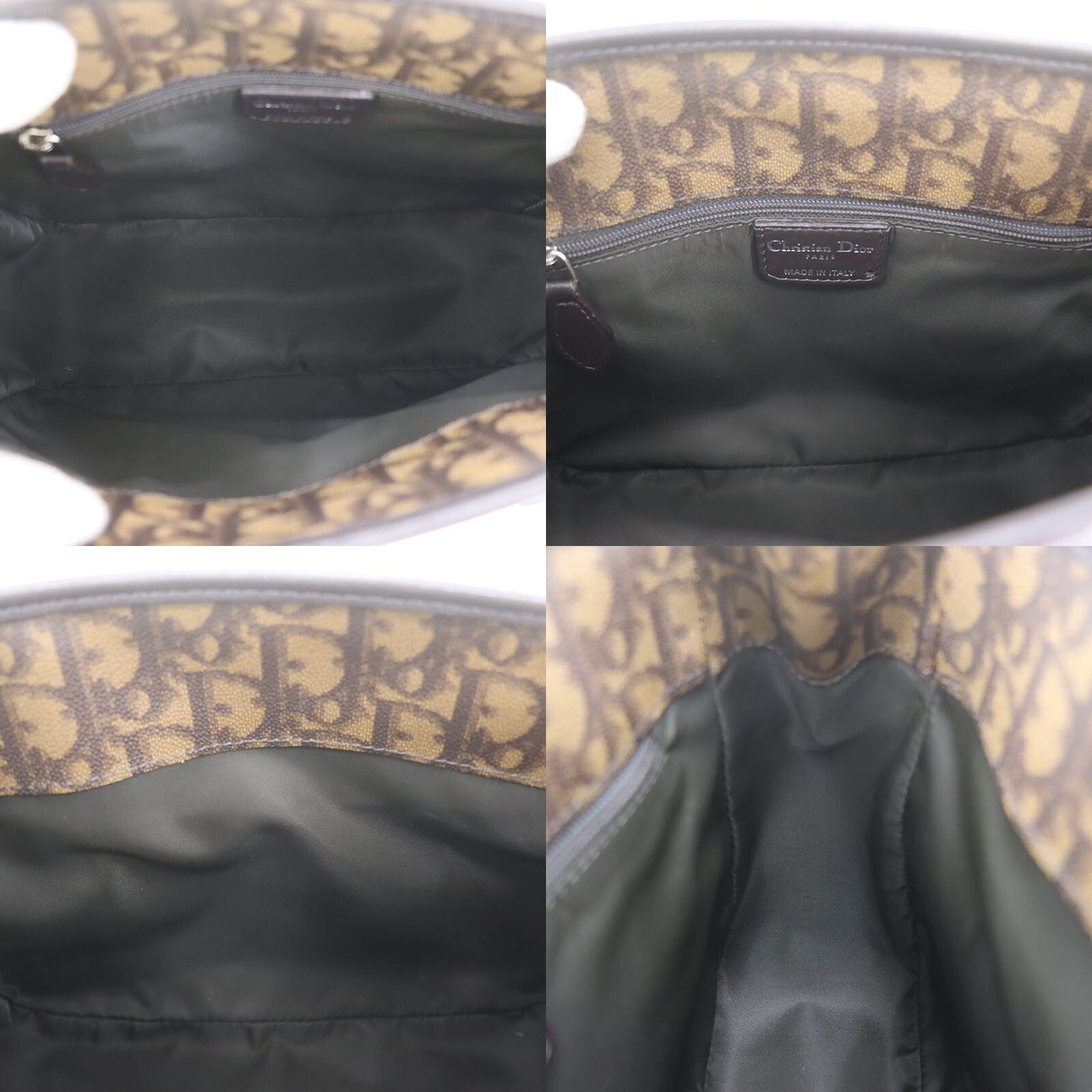 Christian Dior Trotter Handbag - Brown, PVC