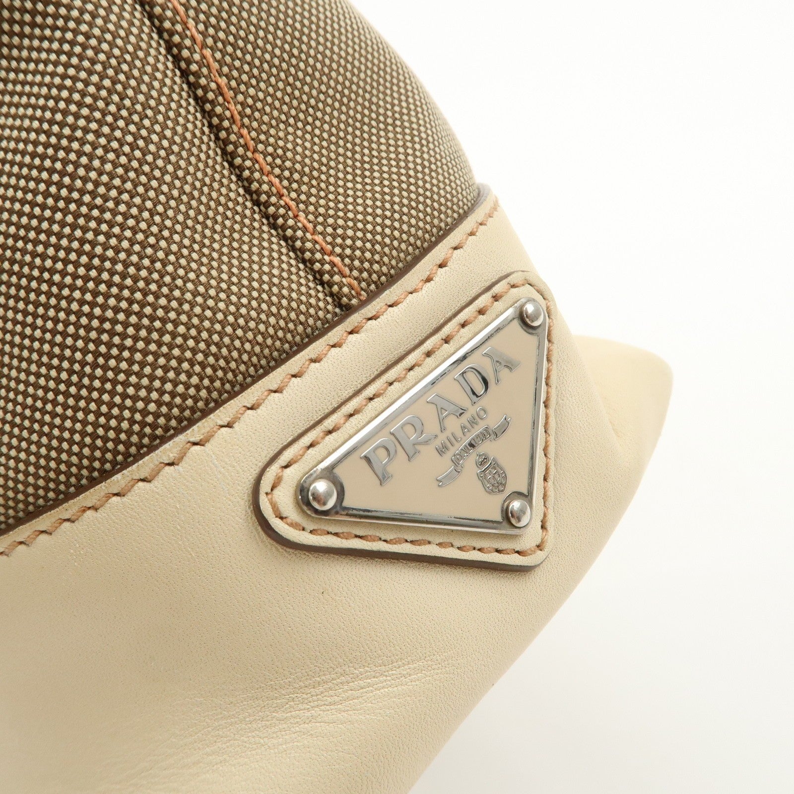 Prada Shoulder Bag - Beige, Leather