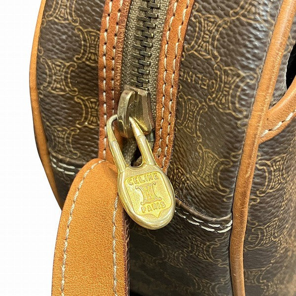 Celine M11 Shoulder Bag - Brown, PVC x Leather