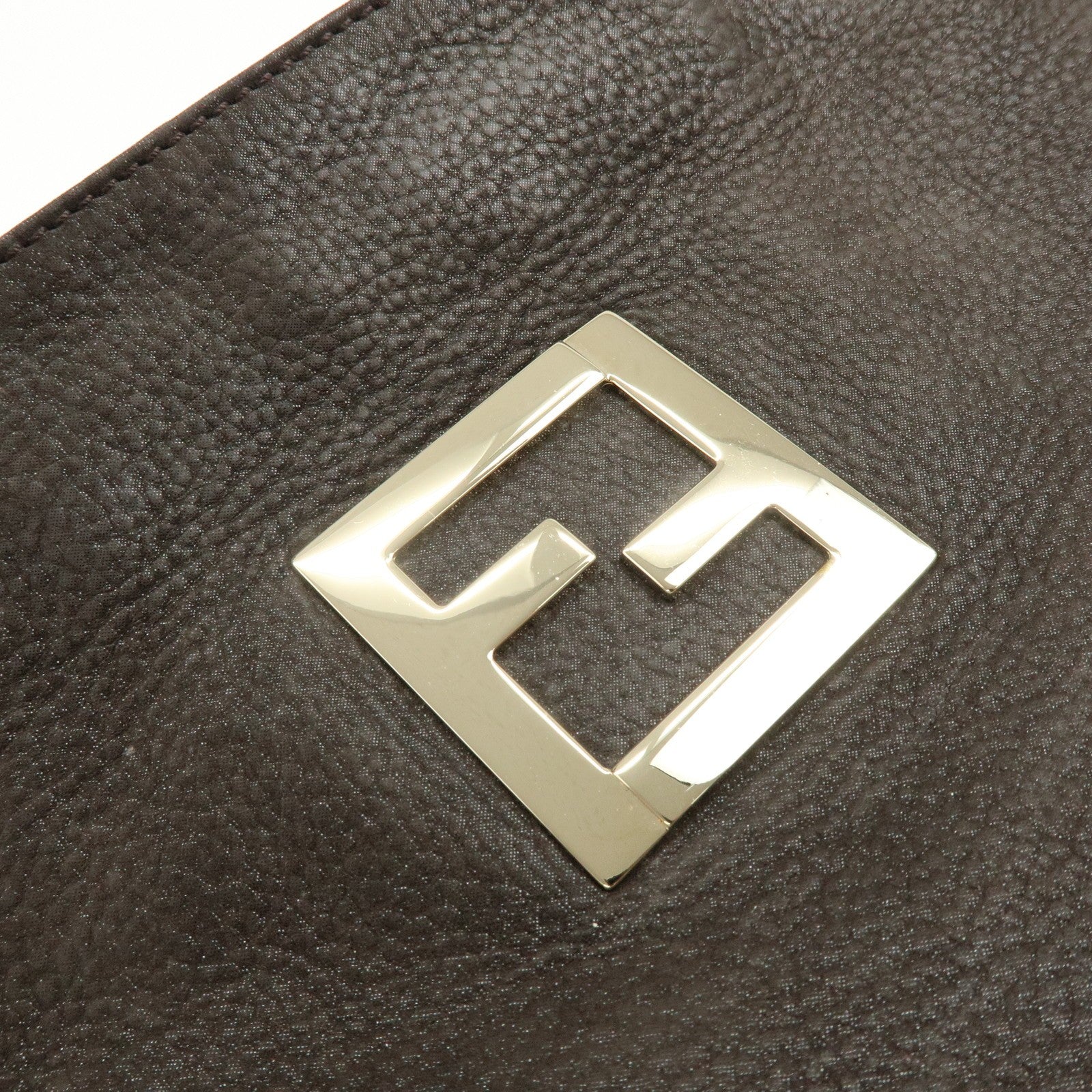 Fendi 8BR636 Tote Bag - Dark Brown, Leather