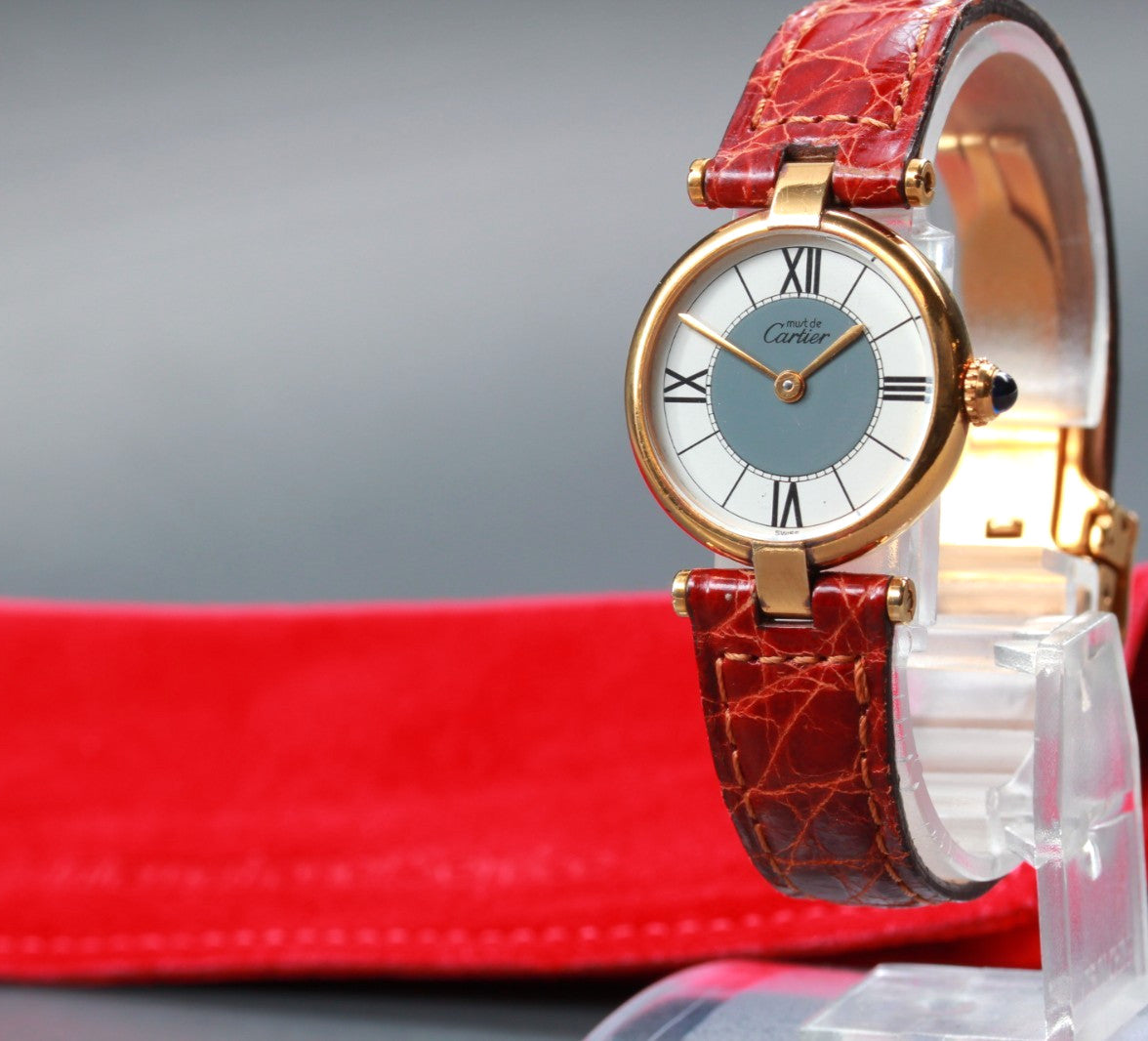 Cartier Vermeil Wristwatch - Gold, Stainless Steel