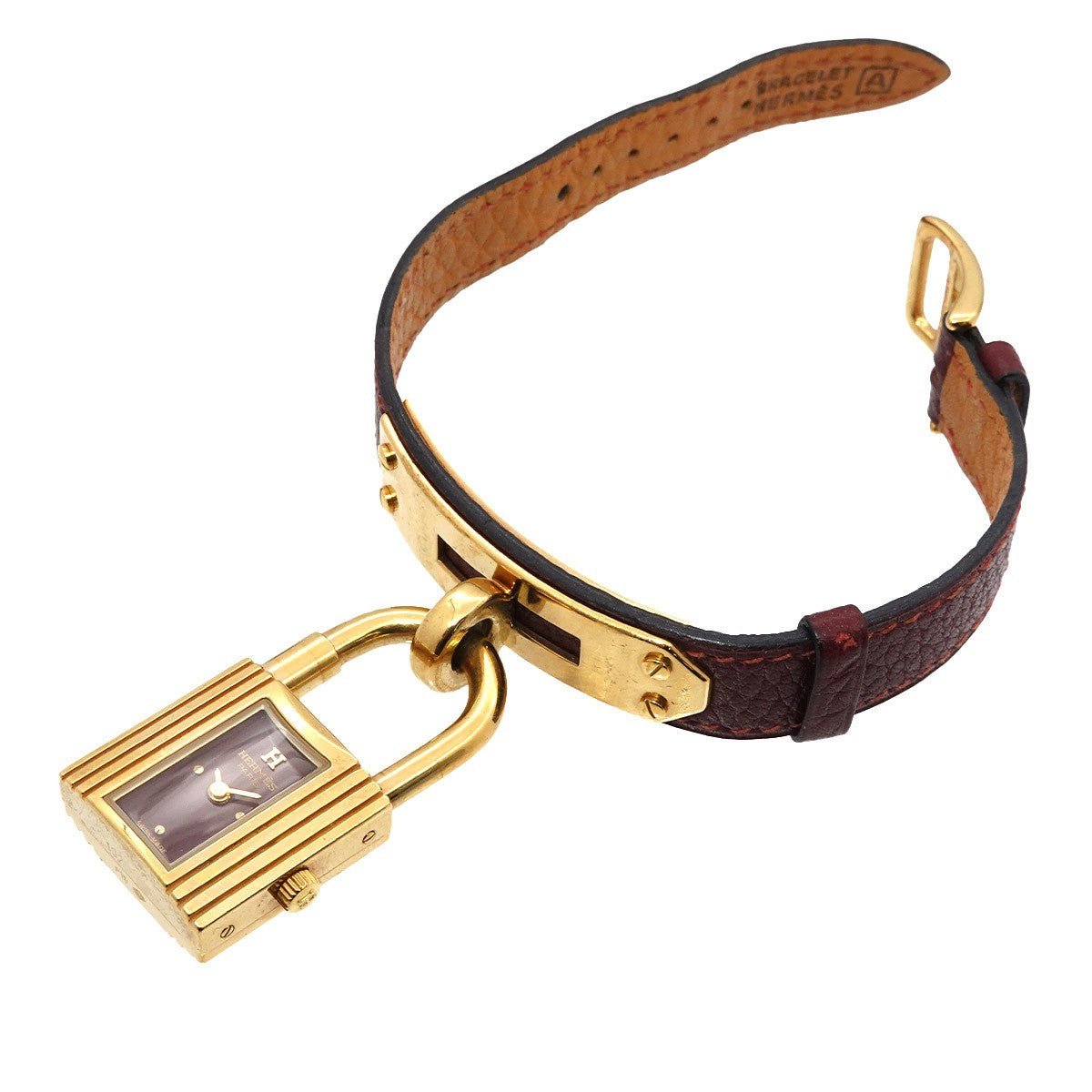 Hermès Kelly Watch - Bordeaux, Stainless Steel/Leather