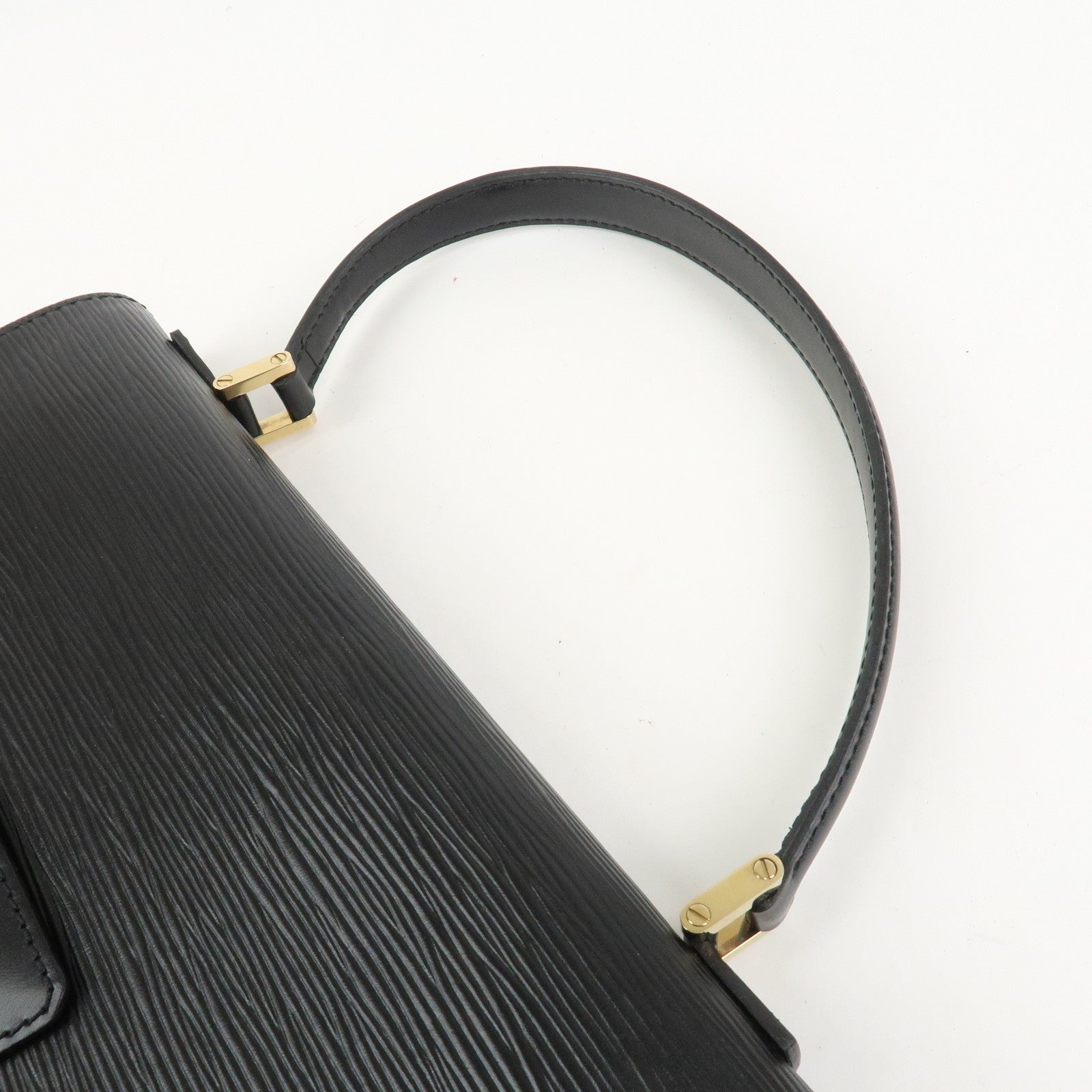 Louis Vuitton Epi Concorde Leather Hand Bag Noir Black