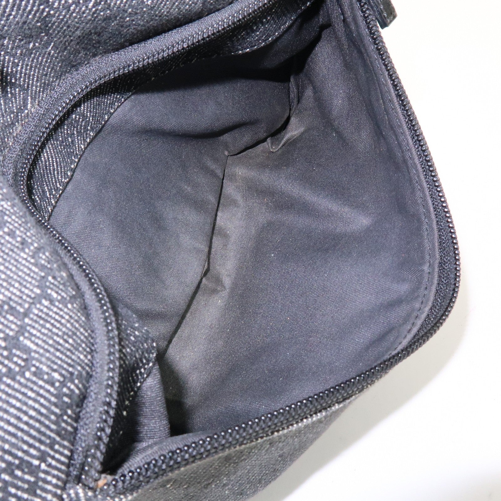 Gucci Shoulder Bag - Black, GG Denim, Leather
