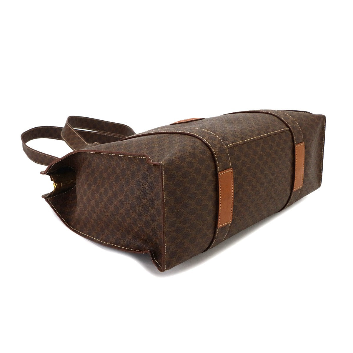 Celine Macadam Tote Bag - Brown, PVC Leather