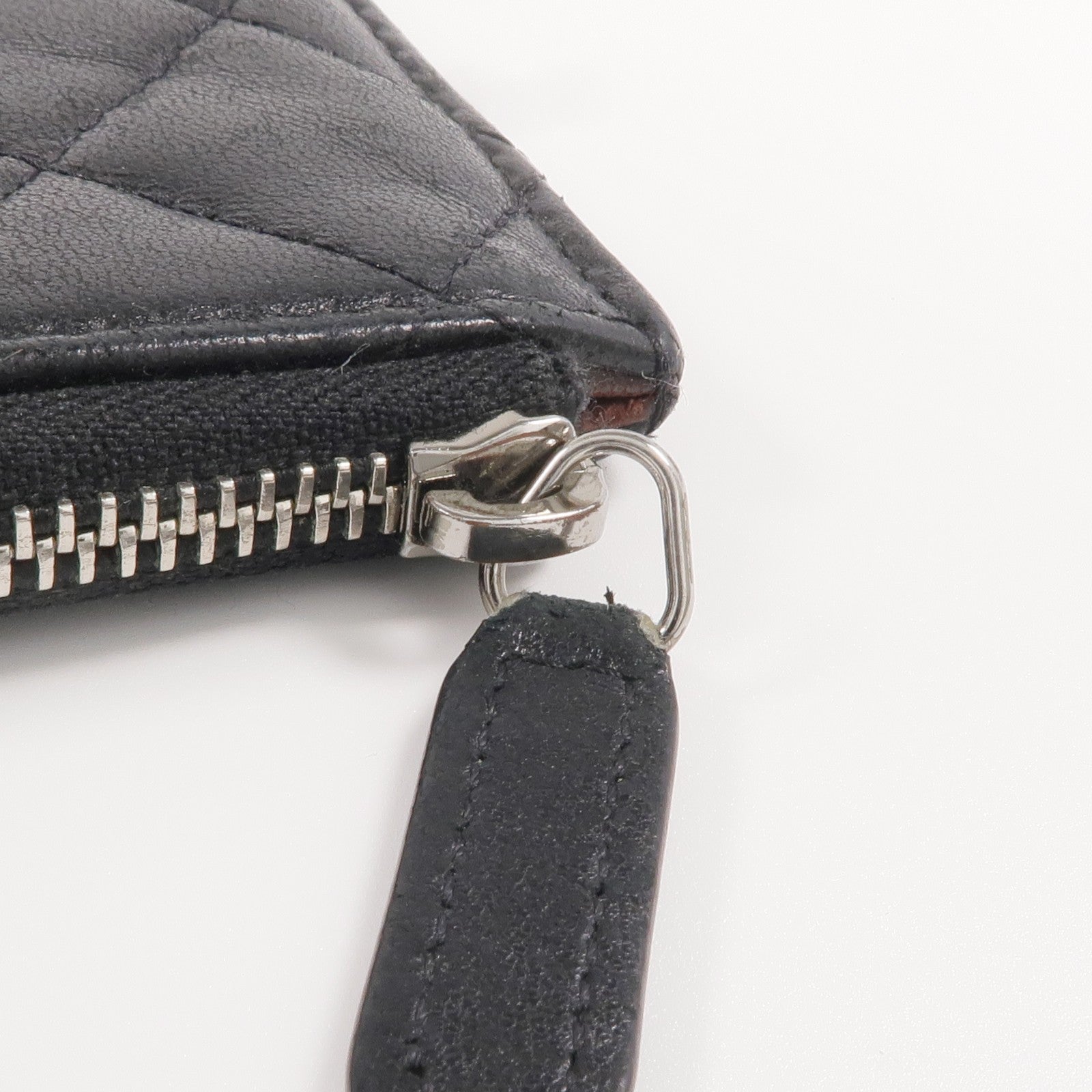 Chanel CC SHW Long Wallet - Black, Lambskin Leather