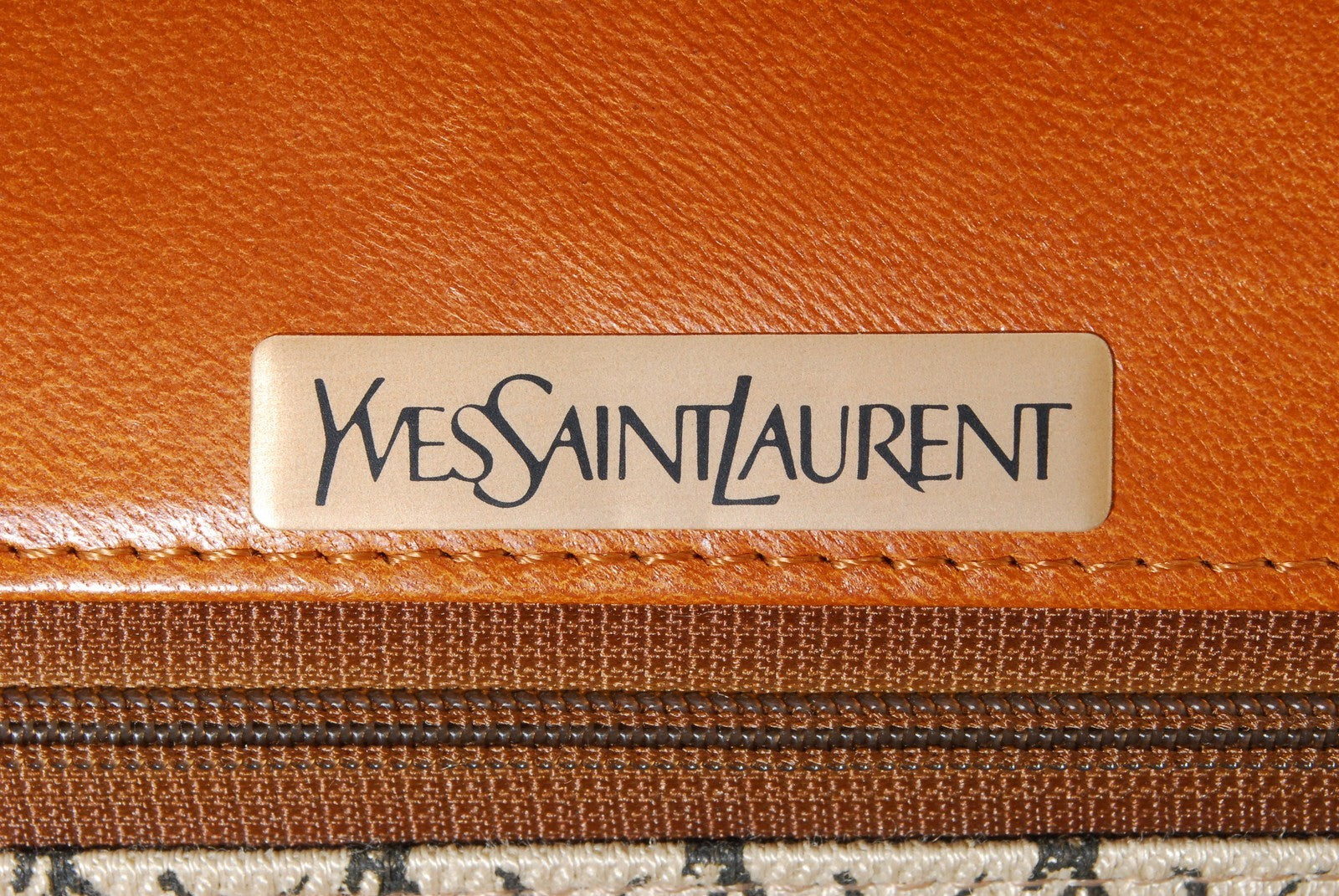 Saint Laurent Yves Saint Laurent Clutch Bag - Brown, Leather