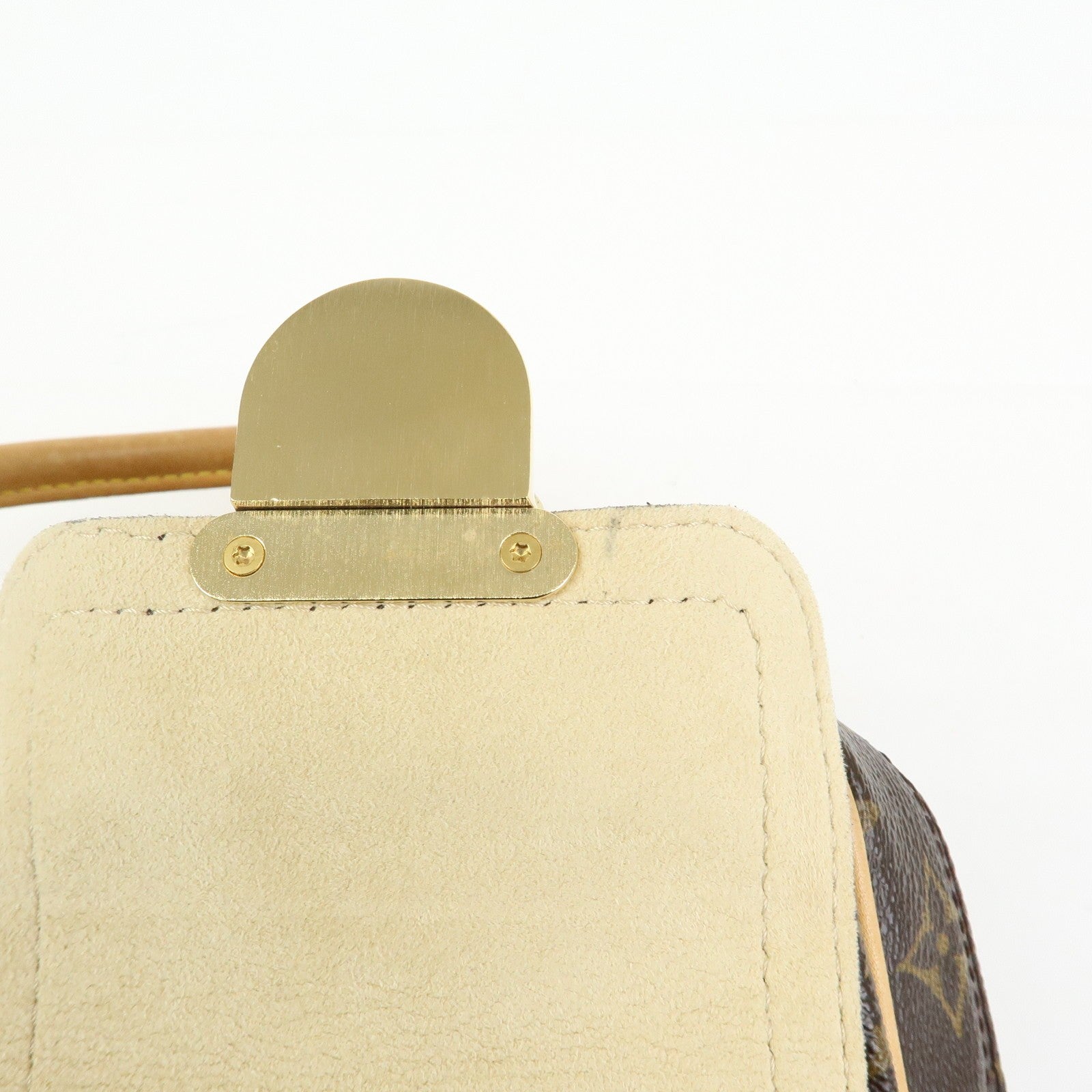 Louis Vuitton Monogram Manhattan PM Hand Bag Brown