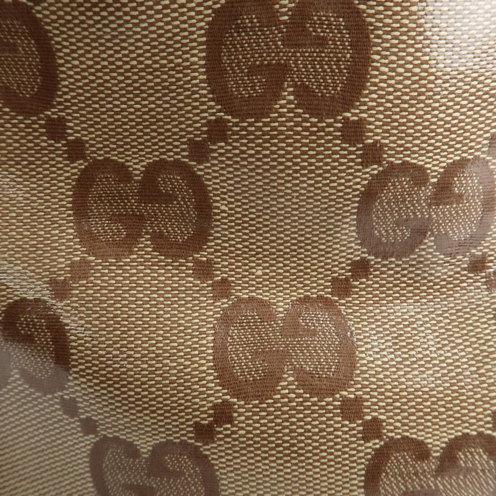 Gucci Shoulder Bag - Beige/Brown, GG Crystal Leather