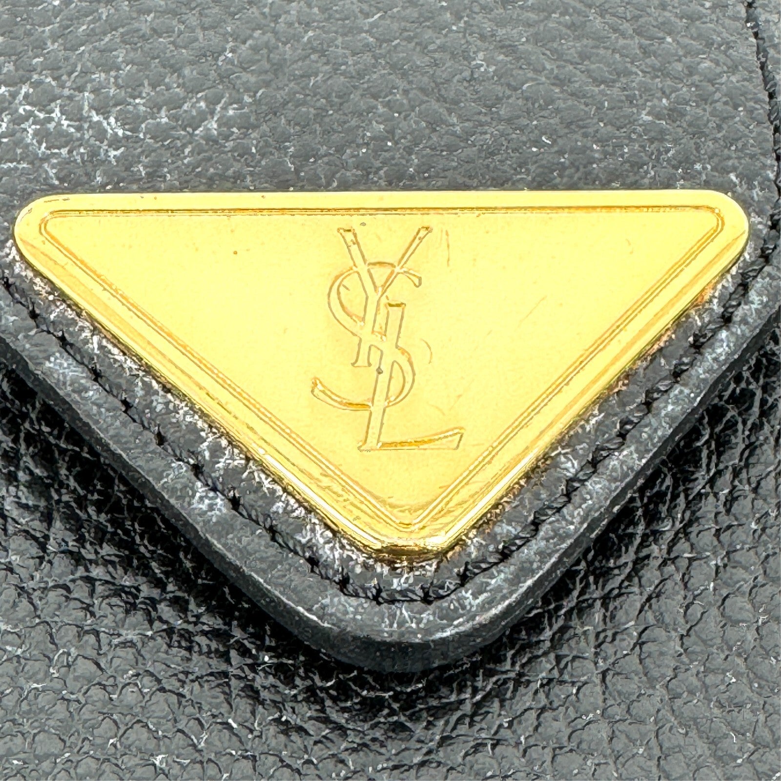 Saint Laurent YSL Shoulder Bag - Black, Leather