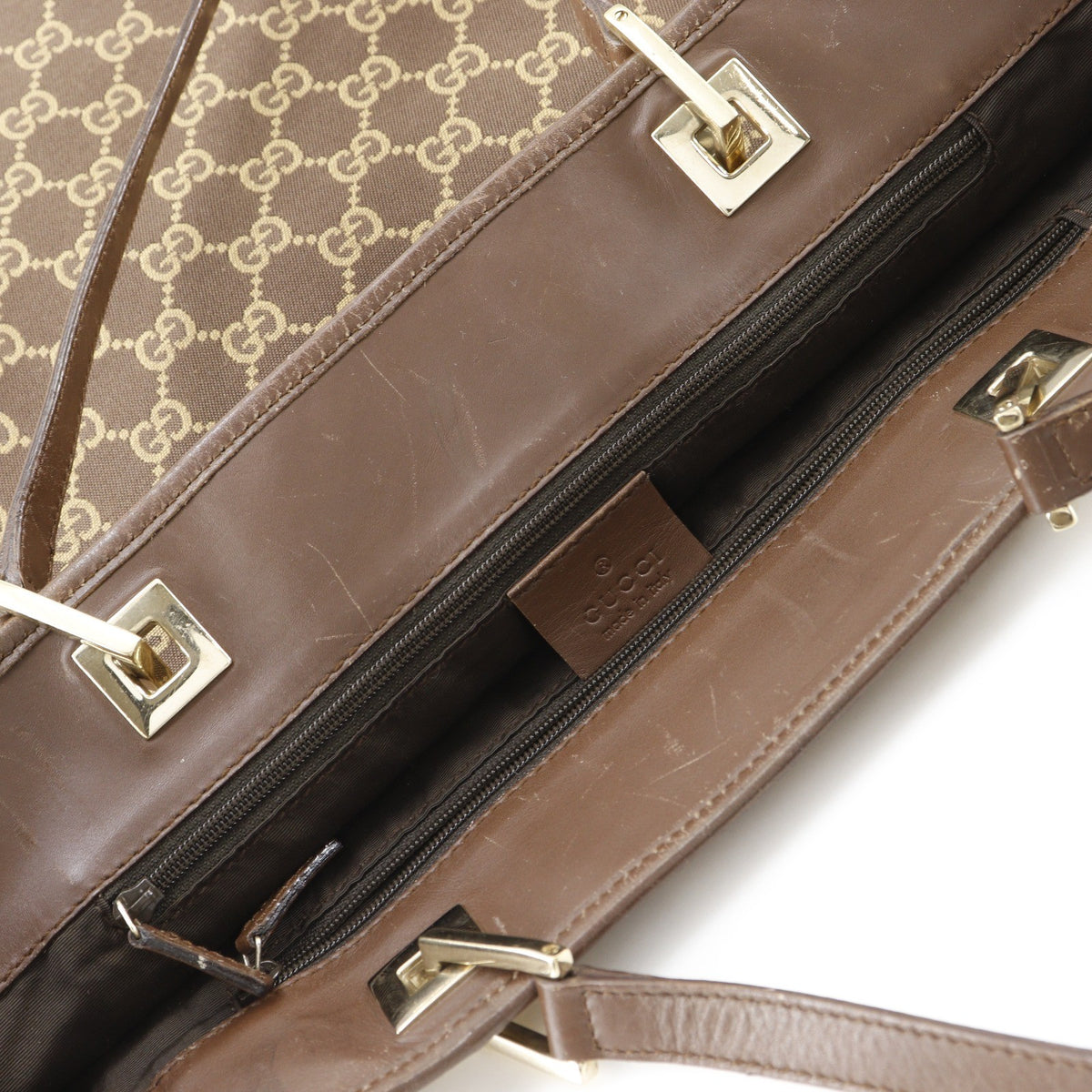 Gucci Tote Bag - Brown, GG Canvas