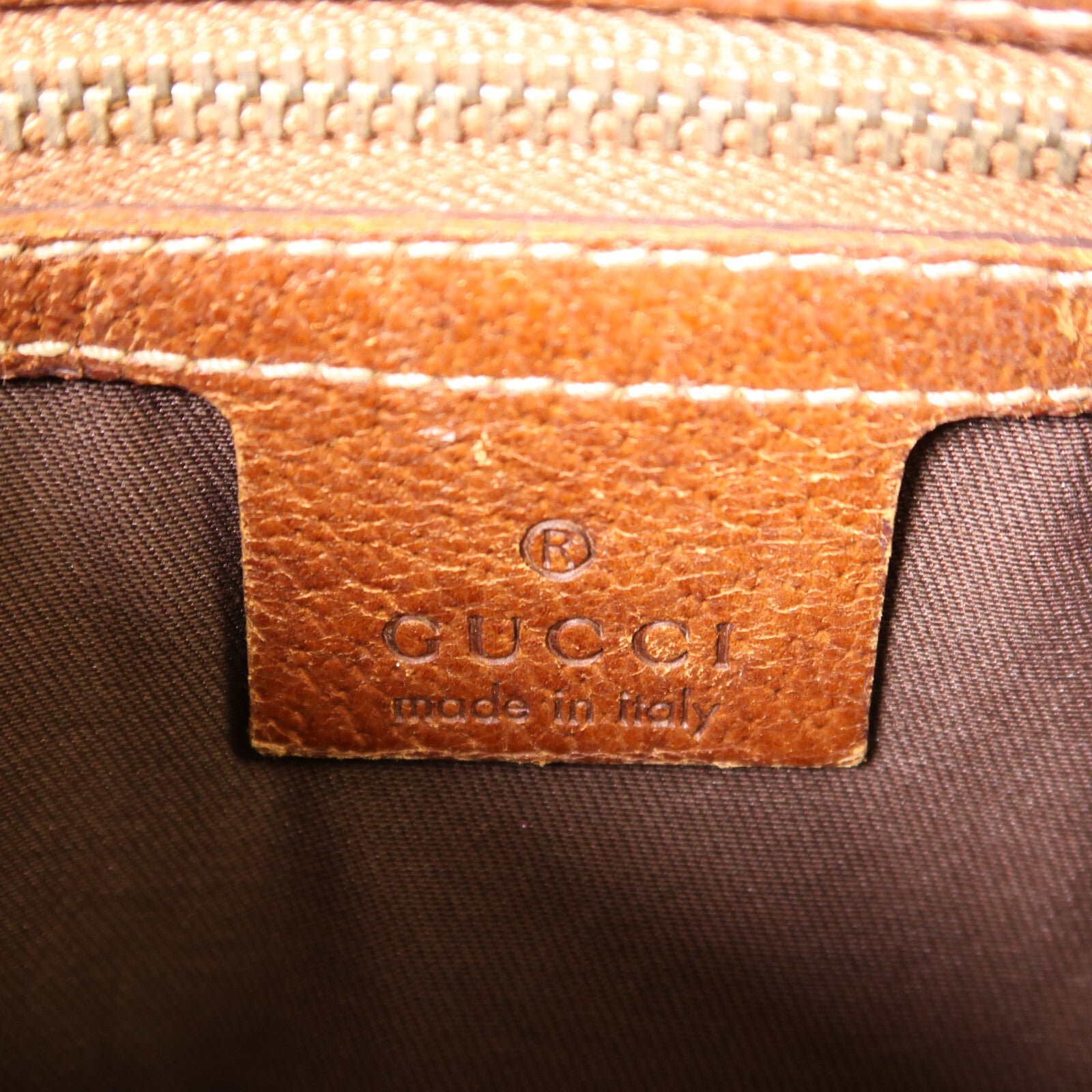 Gucci GG GHW Bamboo Handbag - Brown, Canvas