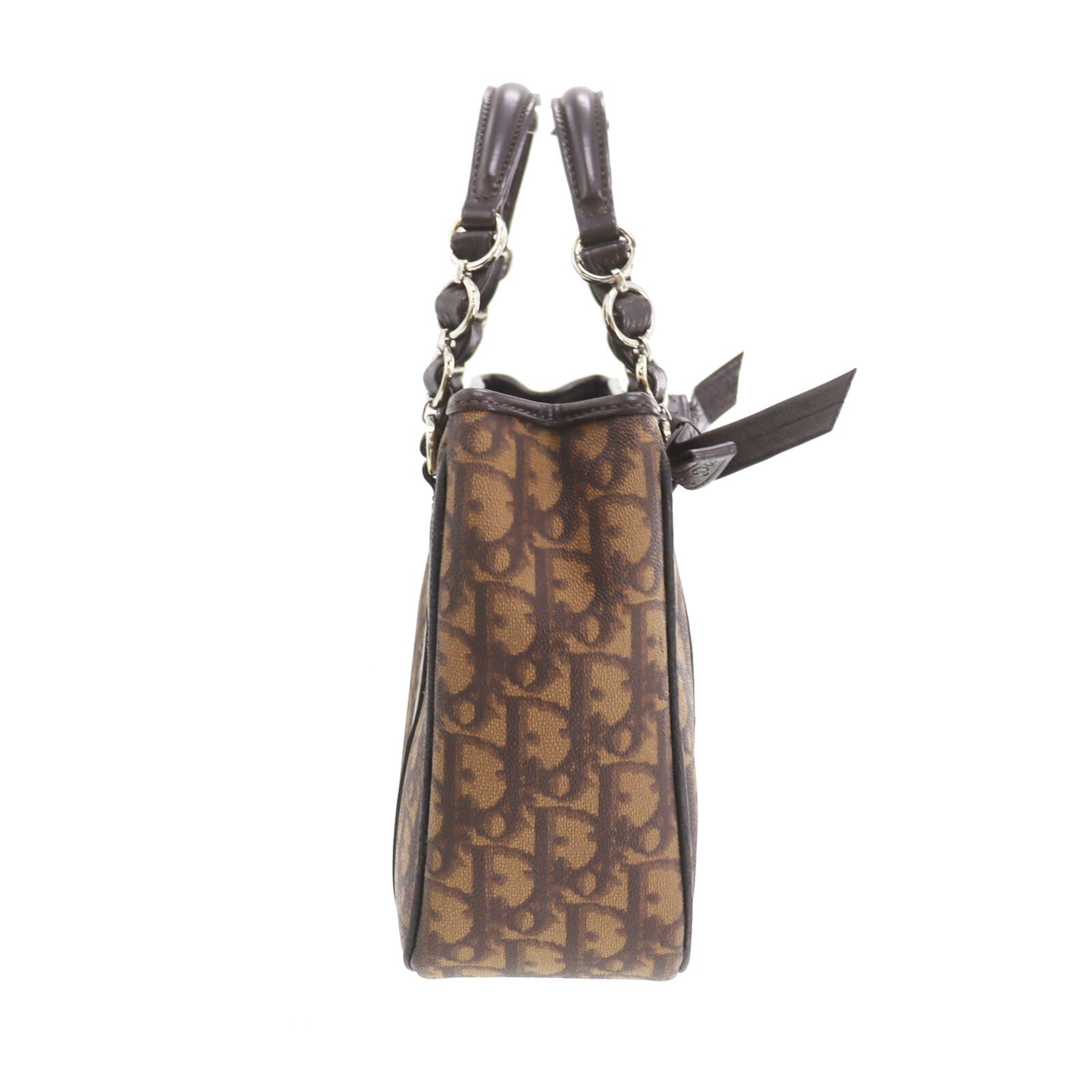 Christian Dior Trotter Handbag - Brown, PVC