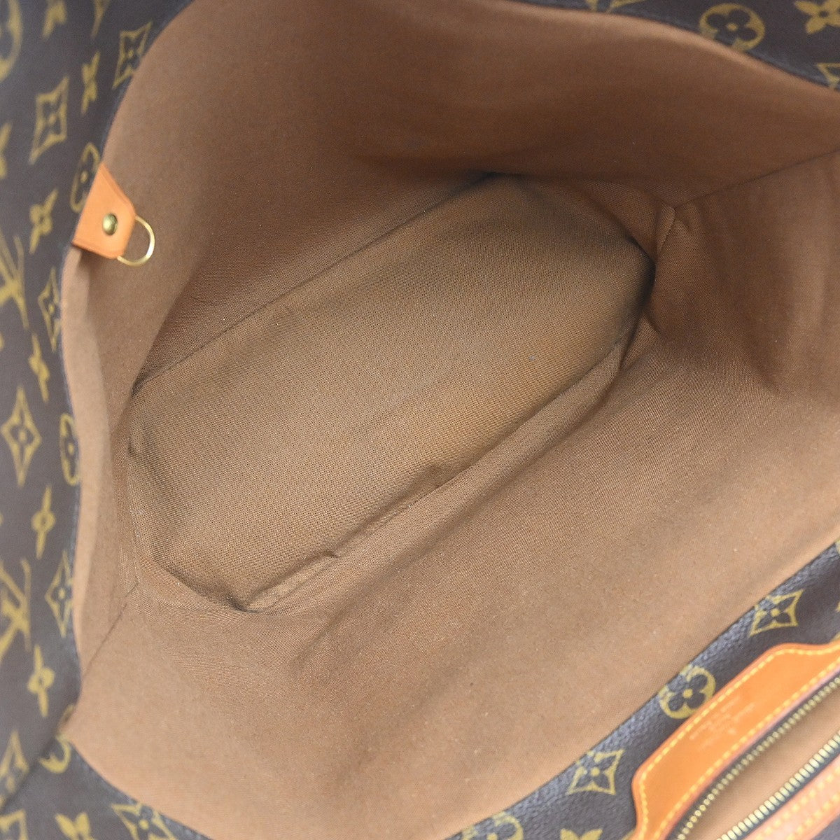 Louis Vuitton Sac Shopping Shoulder Bag - Browns, Monogram Canvas, Leather