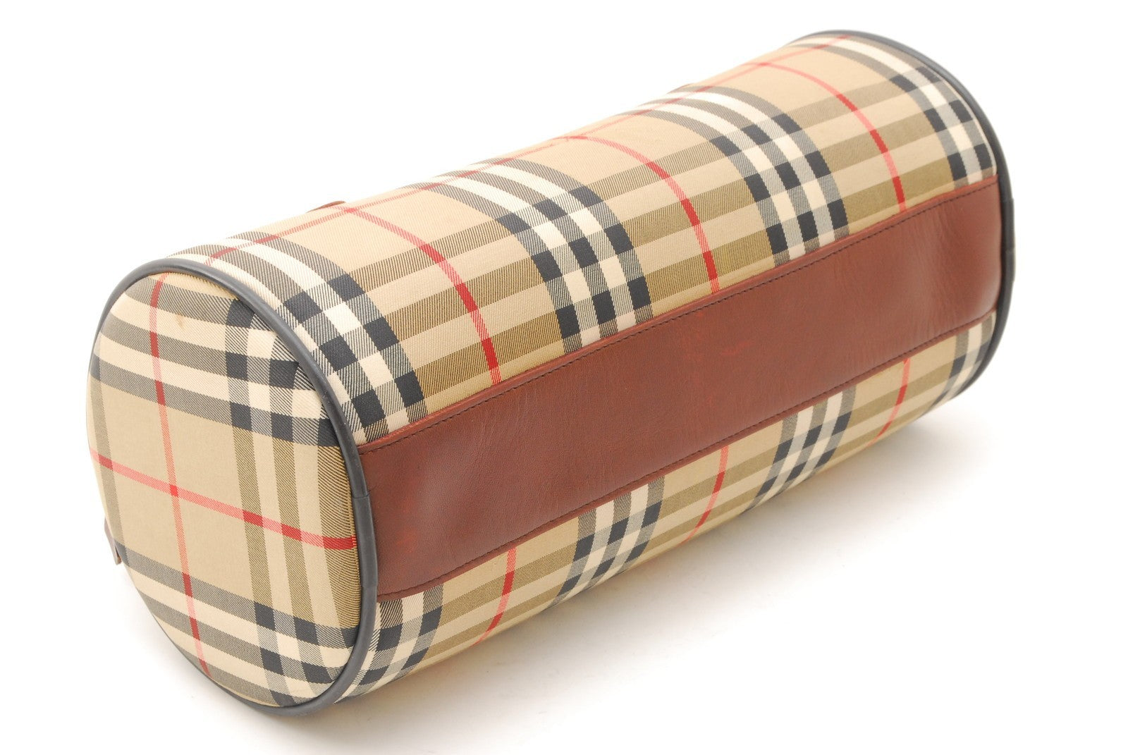 Burberry Nova Check Shadow Horse Shoulder Bag - Brown, Canvas