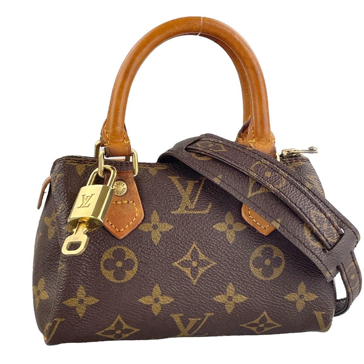 Louis Vuitton Mini Speedy Handbag - Brown, Leather