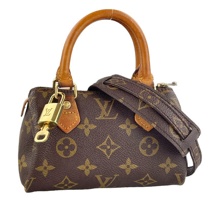 Louis Vuitton Mini Speedy Handbag - Brown, Leather