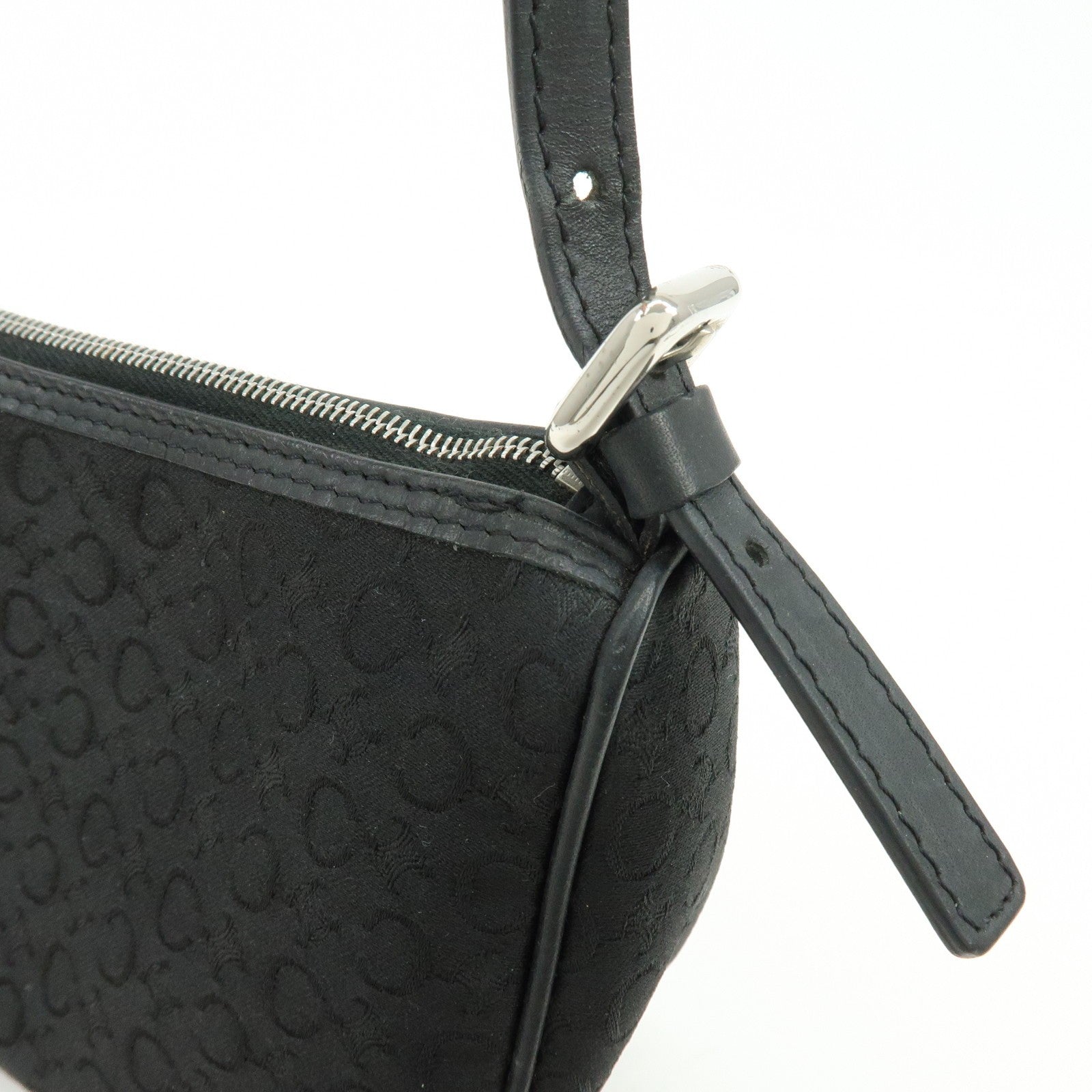 Celine C Macadam Shoulder Bag - Black, Leather