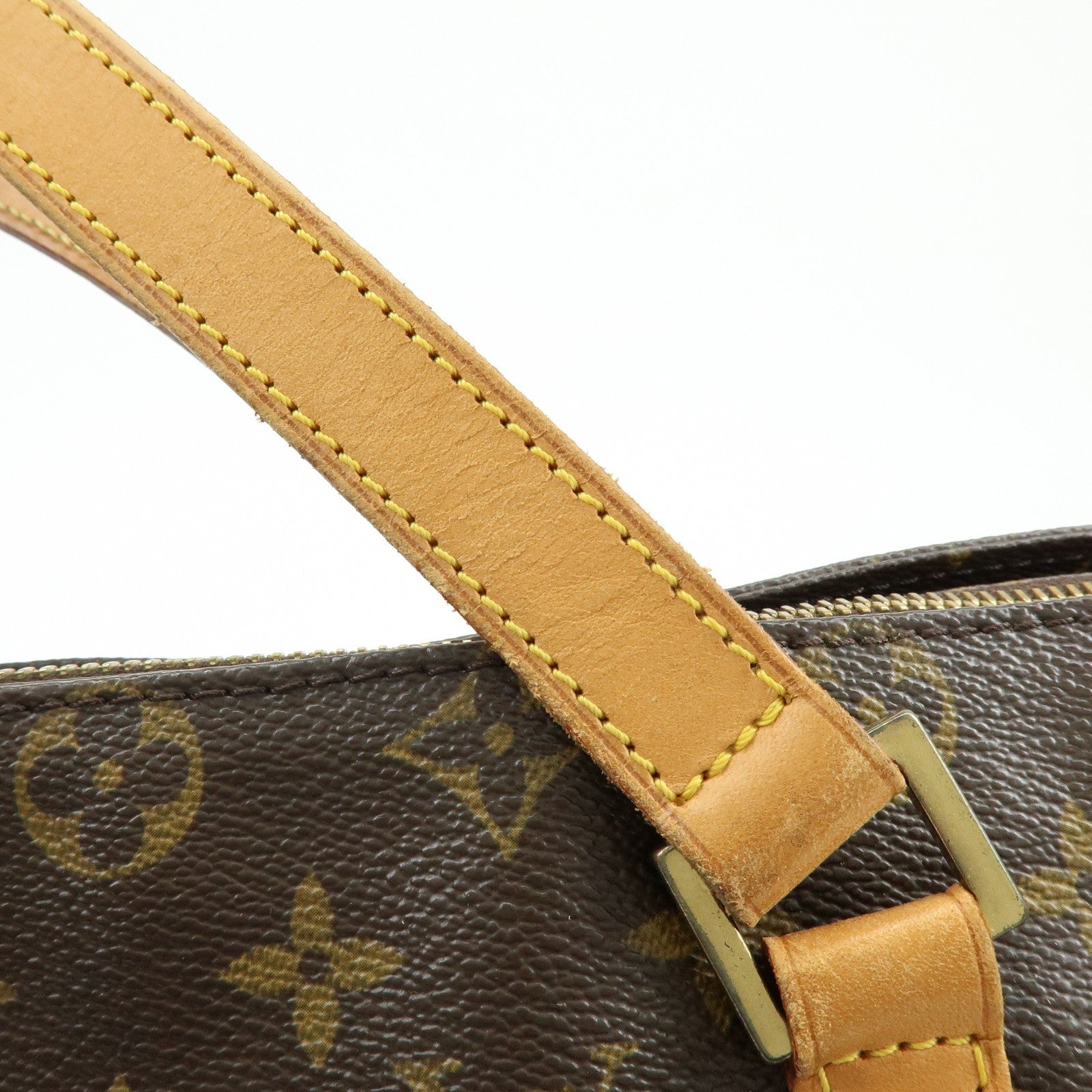 Louis Vuitton Monogram Cabas Mezzo Tote Bag - Brown, Monogram Canvas