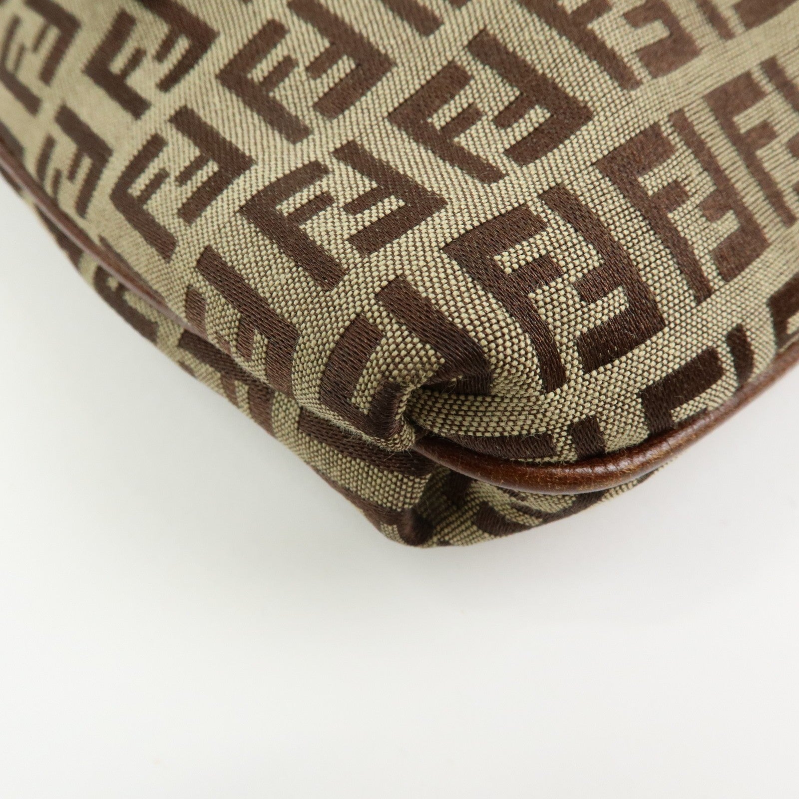 Fendi Shoulder Crossbody Bag - Brown, Canvas Leather