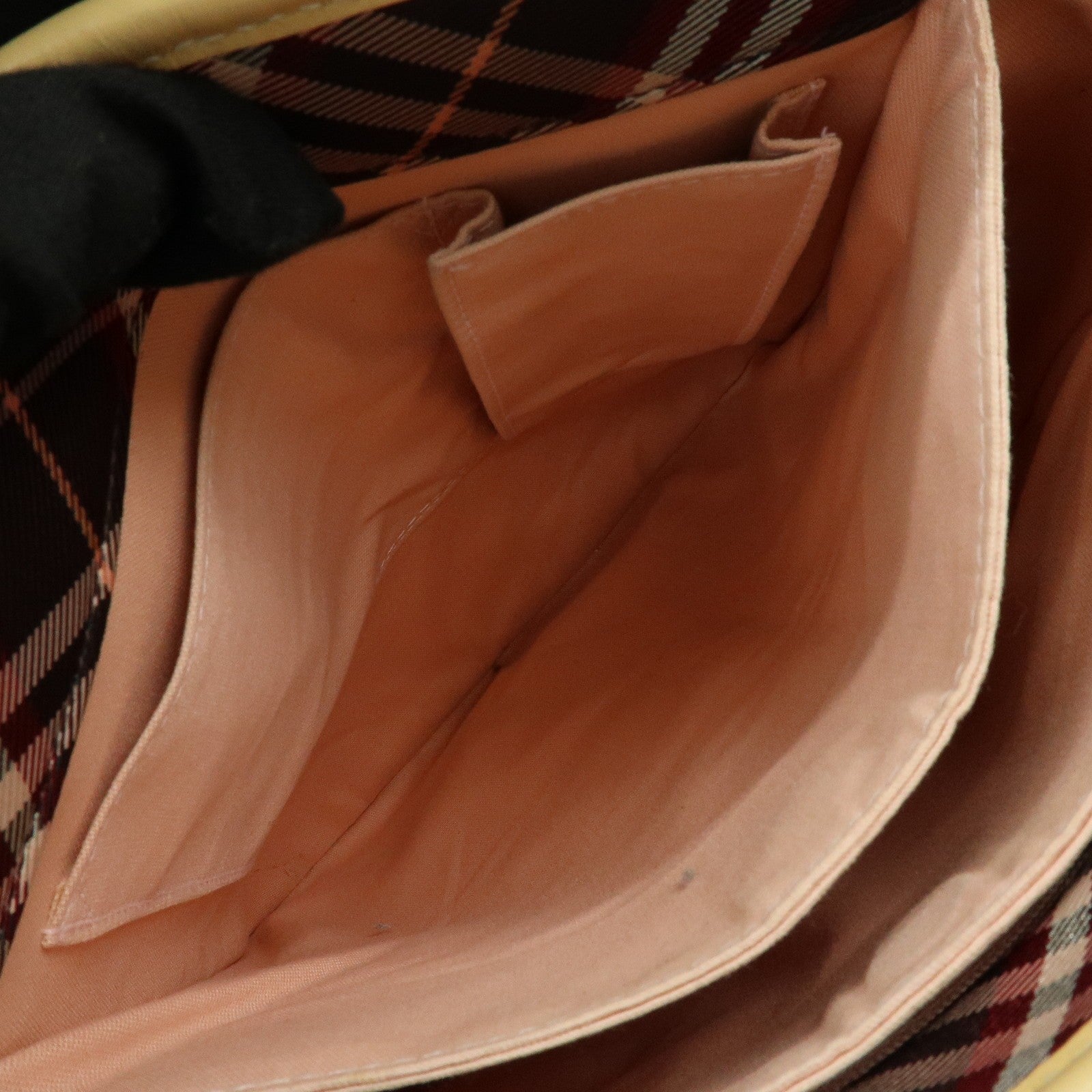 Burberry Tote Bag - Brown, Canvas and Leather