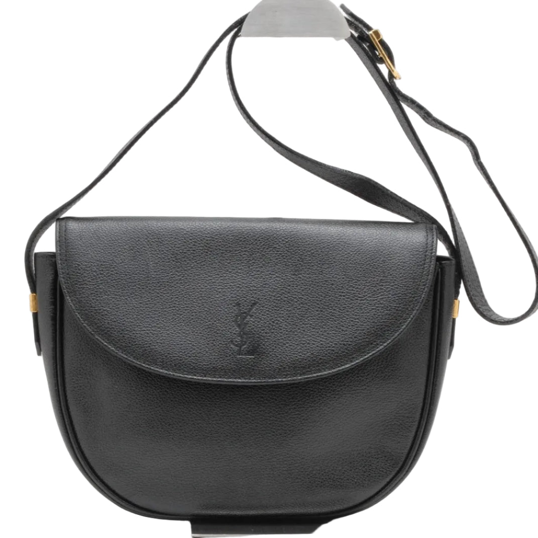 Saint Laurent Vintage Shoulder Bag - Black, Leather