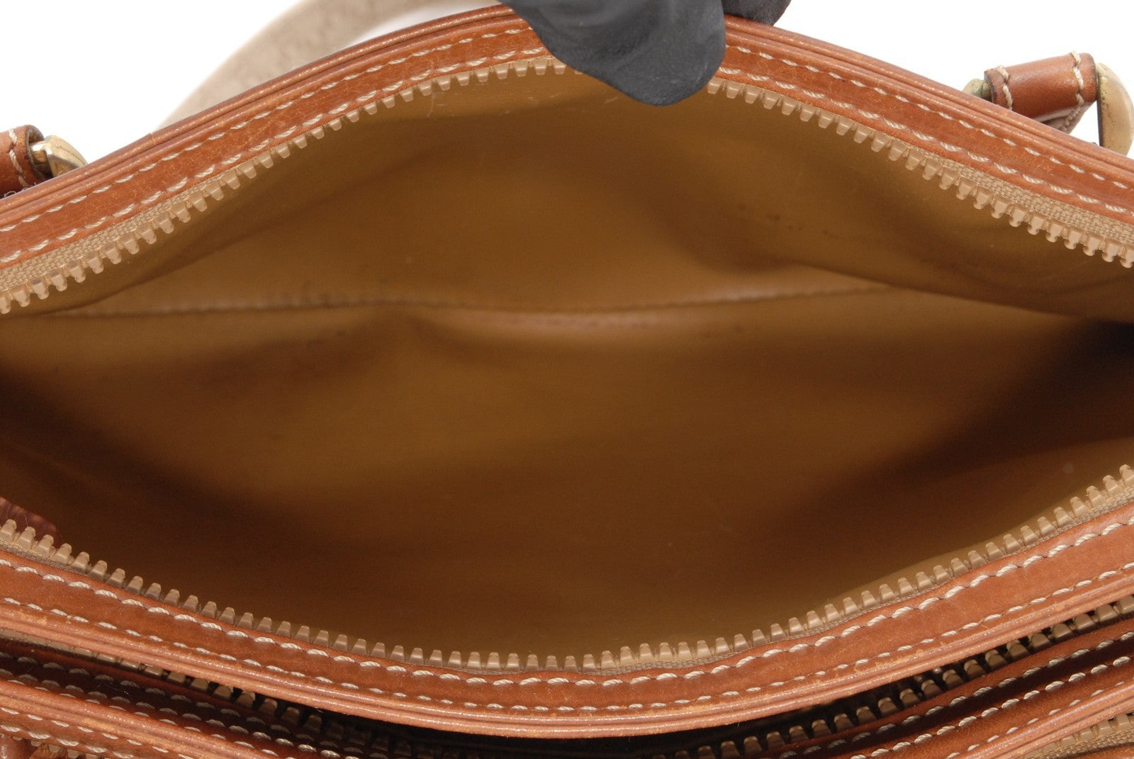 Celine Vintage Macadam Hand Tote Bag - Beige, PVC Leather