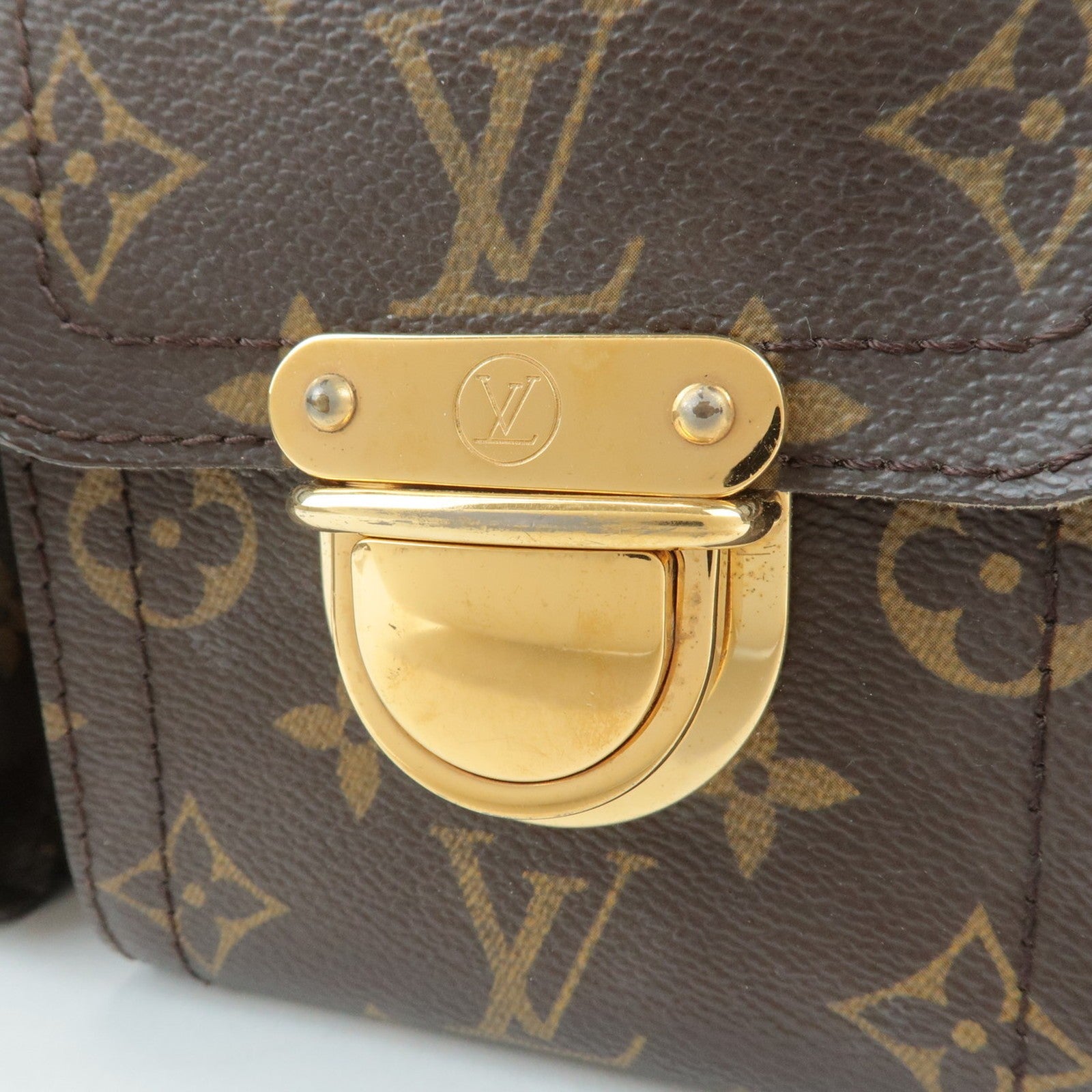 Louis Vuitton Monogram Manhattan PM Handbag - Brown, Monogram Canvas