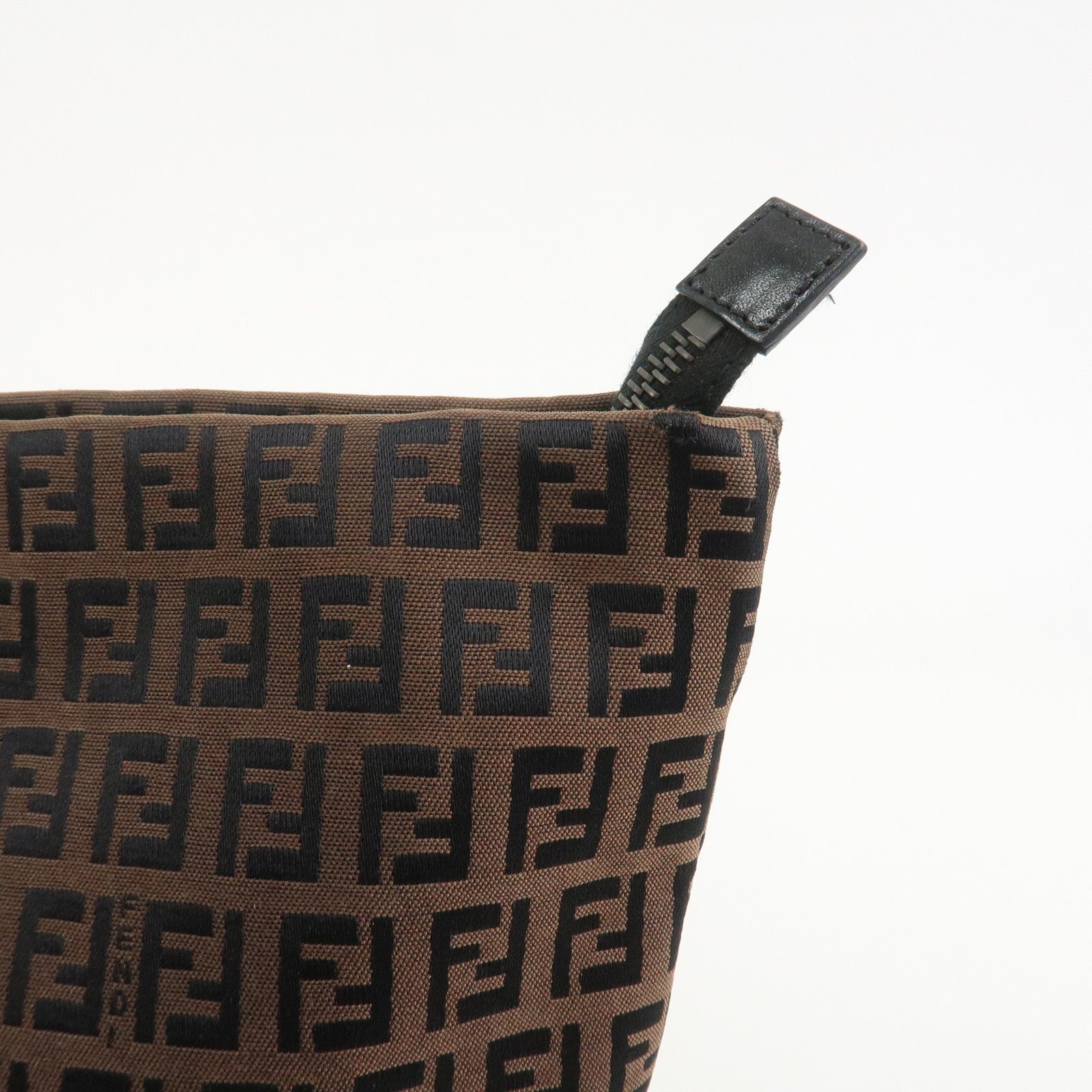 Fendi Zucchino Tote Bag - Brown, Canvas and Leather